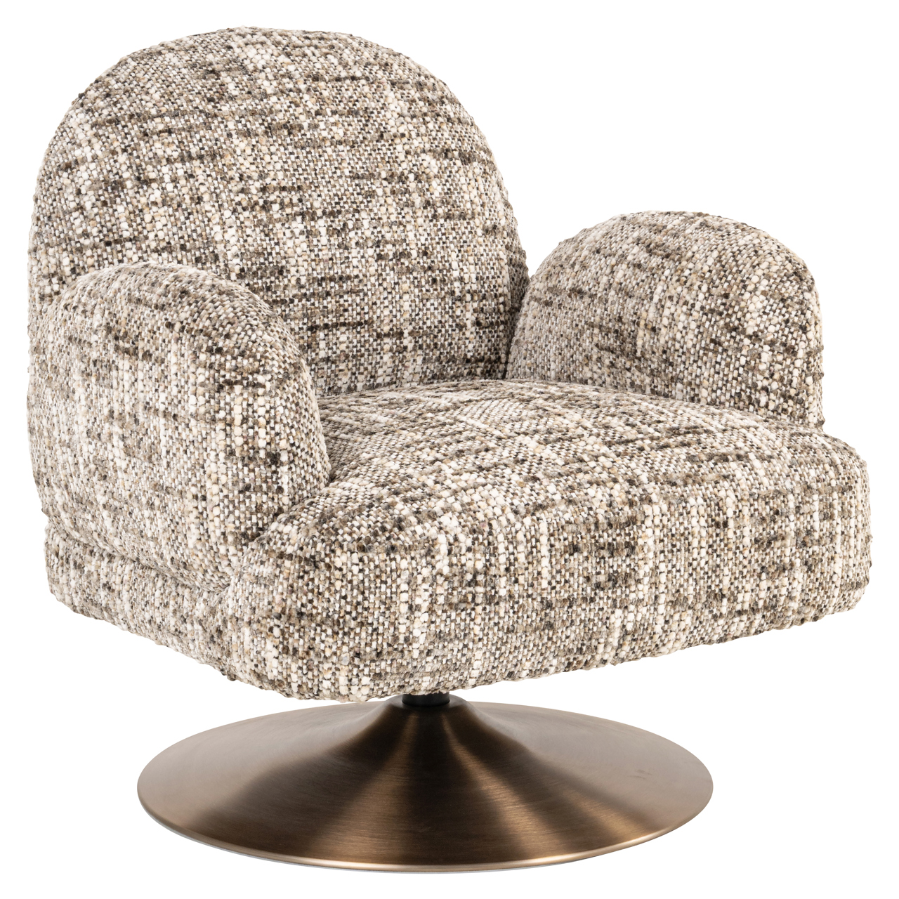 Lounge Stuhl Kagney brown omara drehbar - Richmond Interiors
