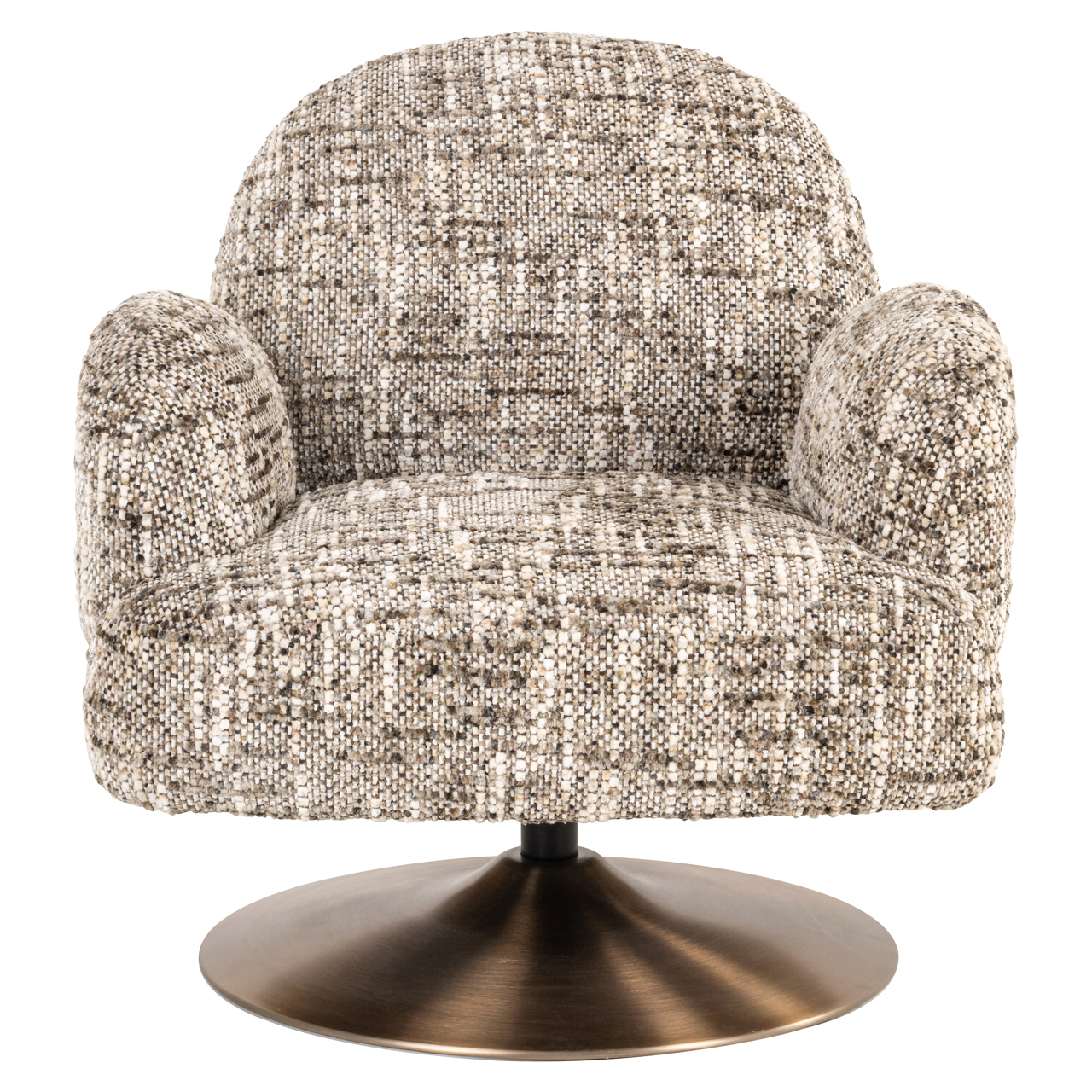 Sillón lounge Kagney brown omara giratorio - Richmond Interiors