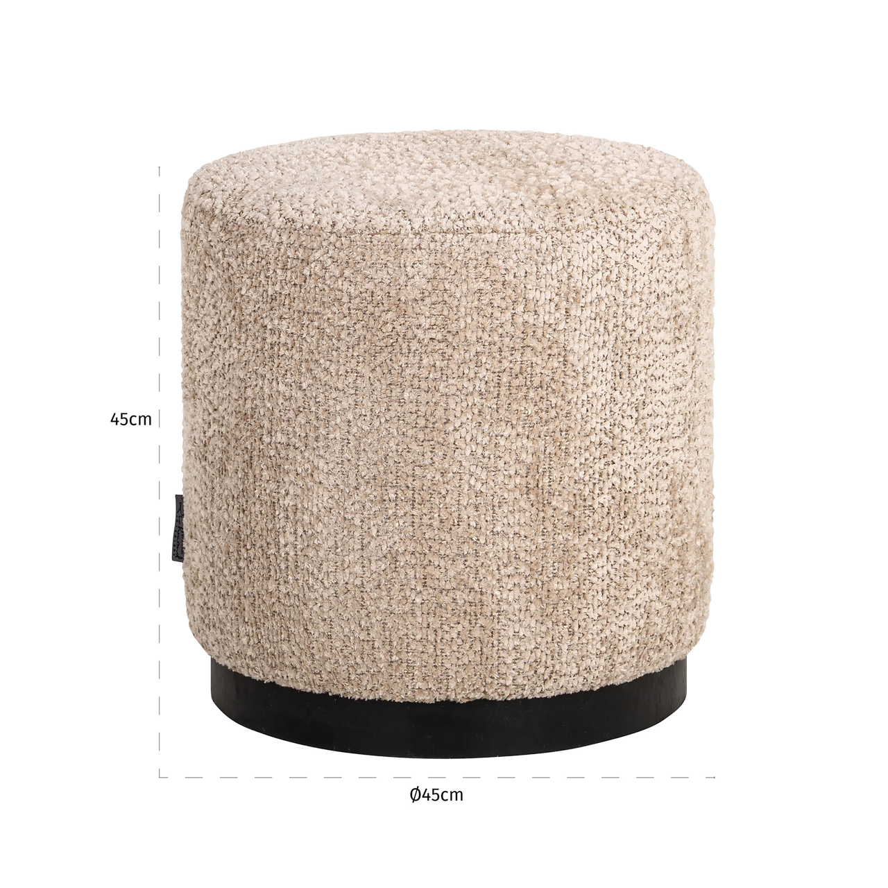 Hocker & Fußbank Yoda nach Maß 45Ø - Richmond Interiors