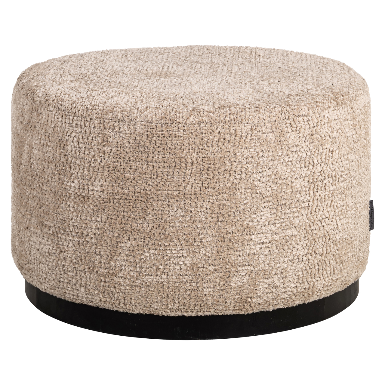 Kindal pouffe & footstool made to measure 70Ø fire retardant - Richmond Interiors