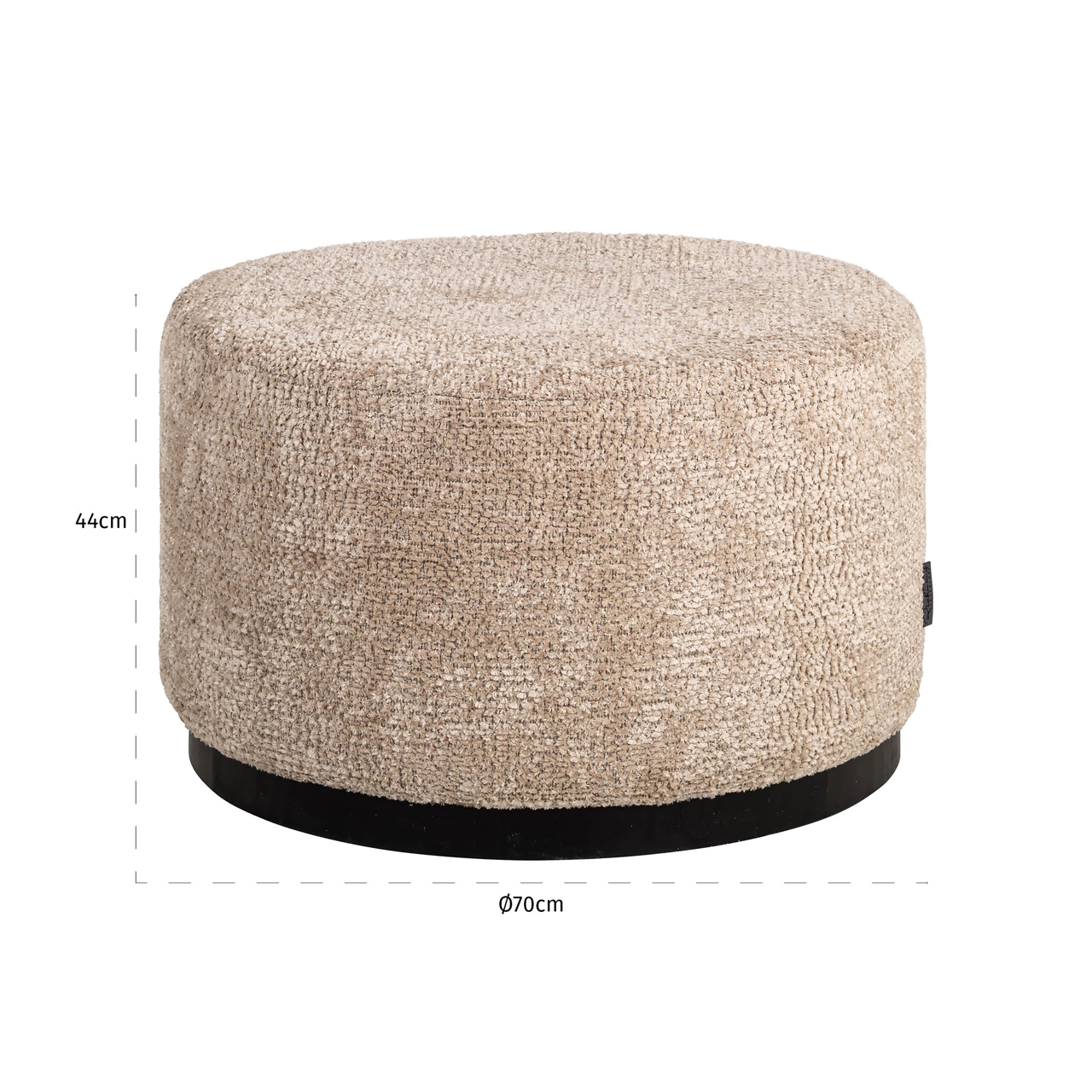 Hocker & Fußbank Kindal nach Maß 70Ø - Richmond Interiors