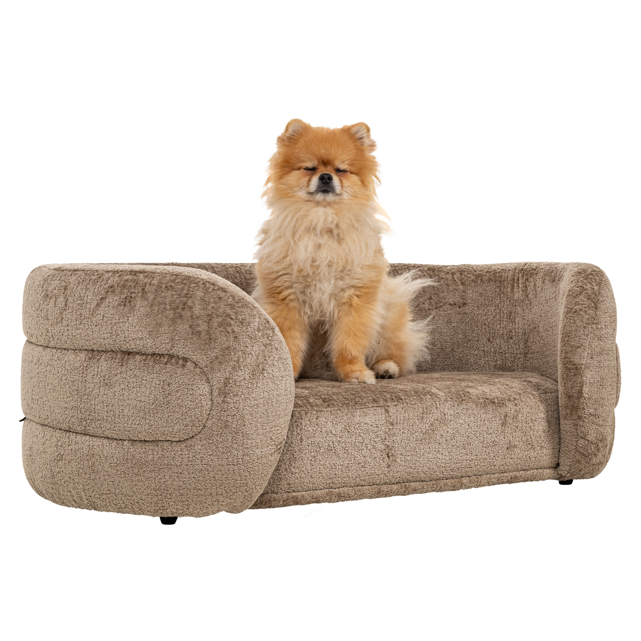 Hundebett Bingo taupe chenille - Richmond Interiors