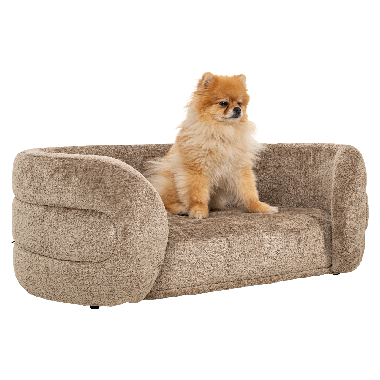 Hundebett Bingo taupe chenille - Richmond Interiors