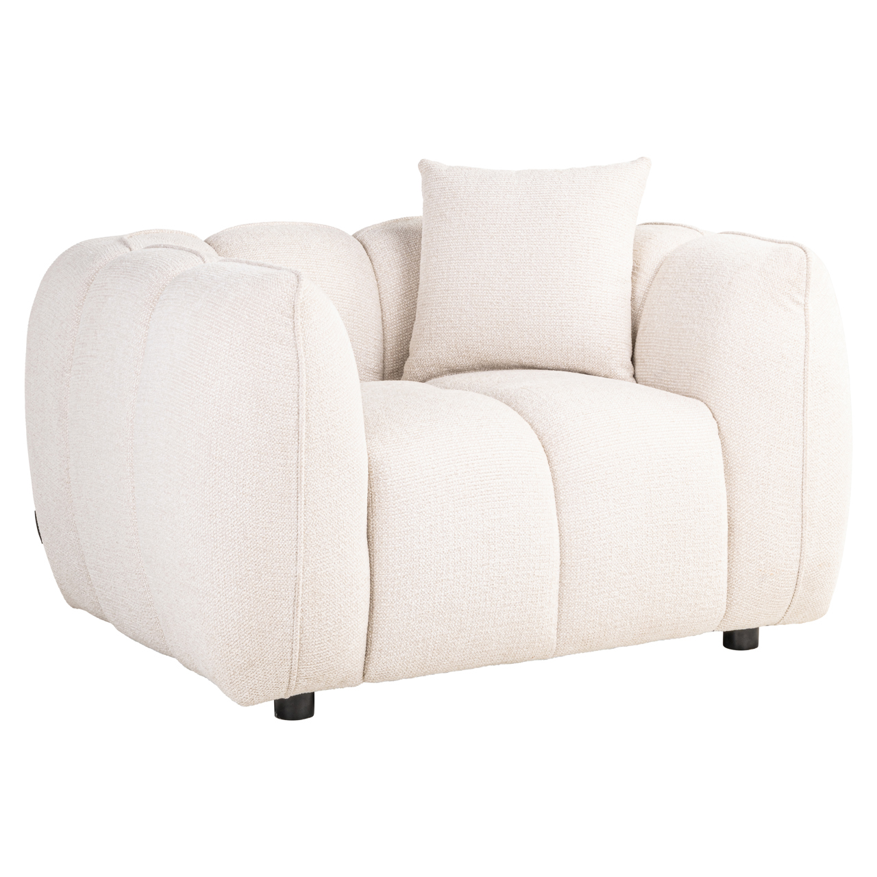Sillón lounge Jezebel cream fancy - Richmond Interiors