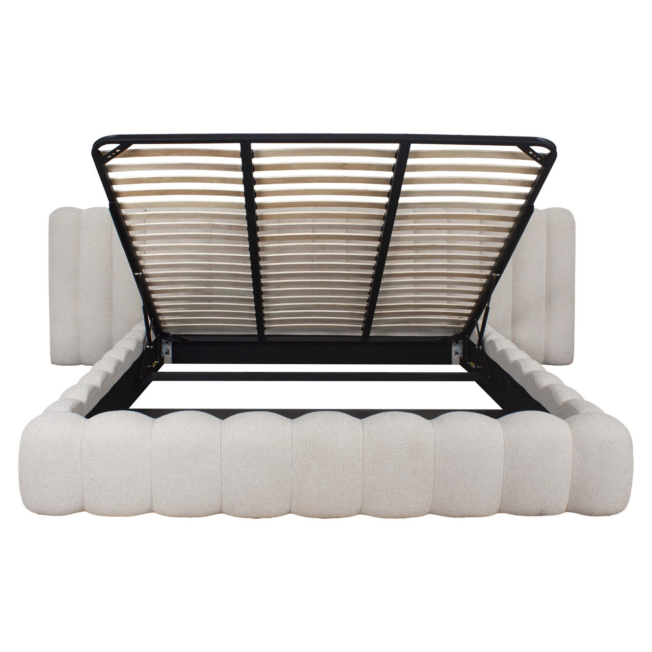 Bed Cupidon cream fancy 180x210 met opbergruimte (excl. matras) - Richmond Interiors