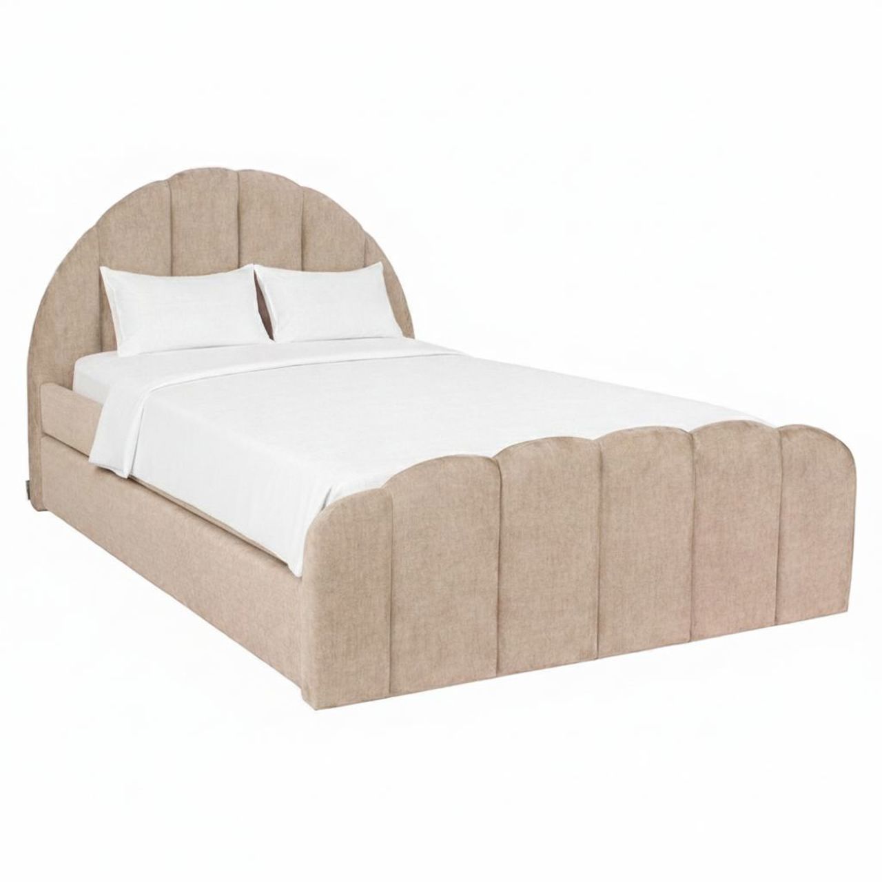 Bed Pixie clay chenille 120x200 met uitschuifbed - Richmond Interiors