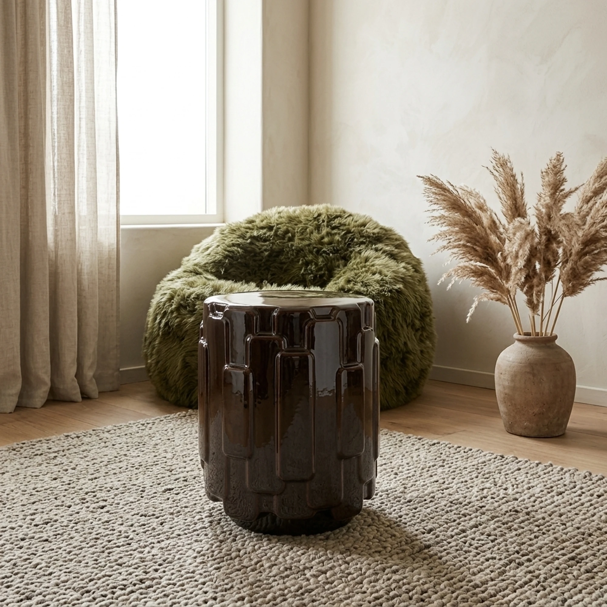 Sidetable Geary bruin - By-Boo