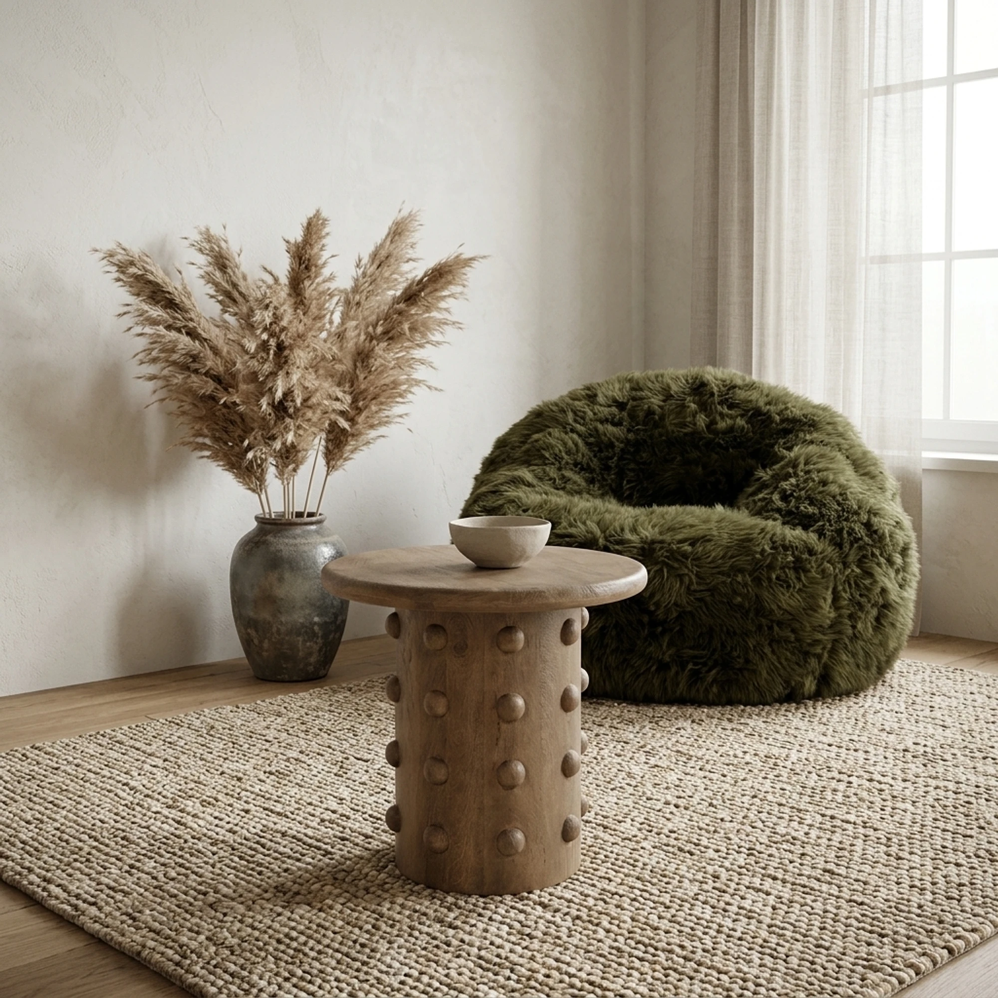 PopDot Side Table Mango Wood - By-Boo