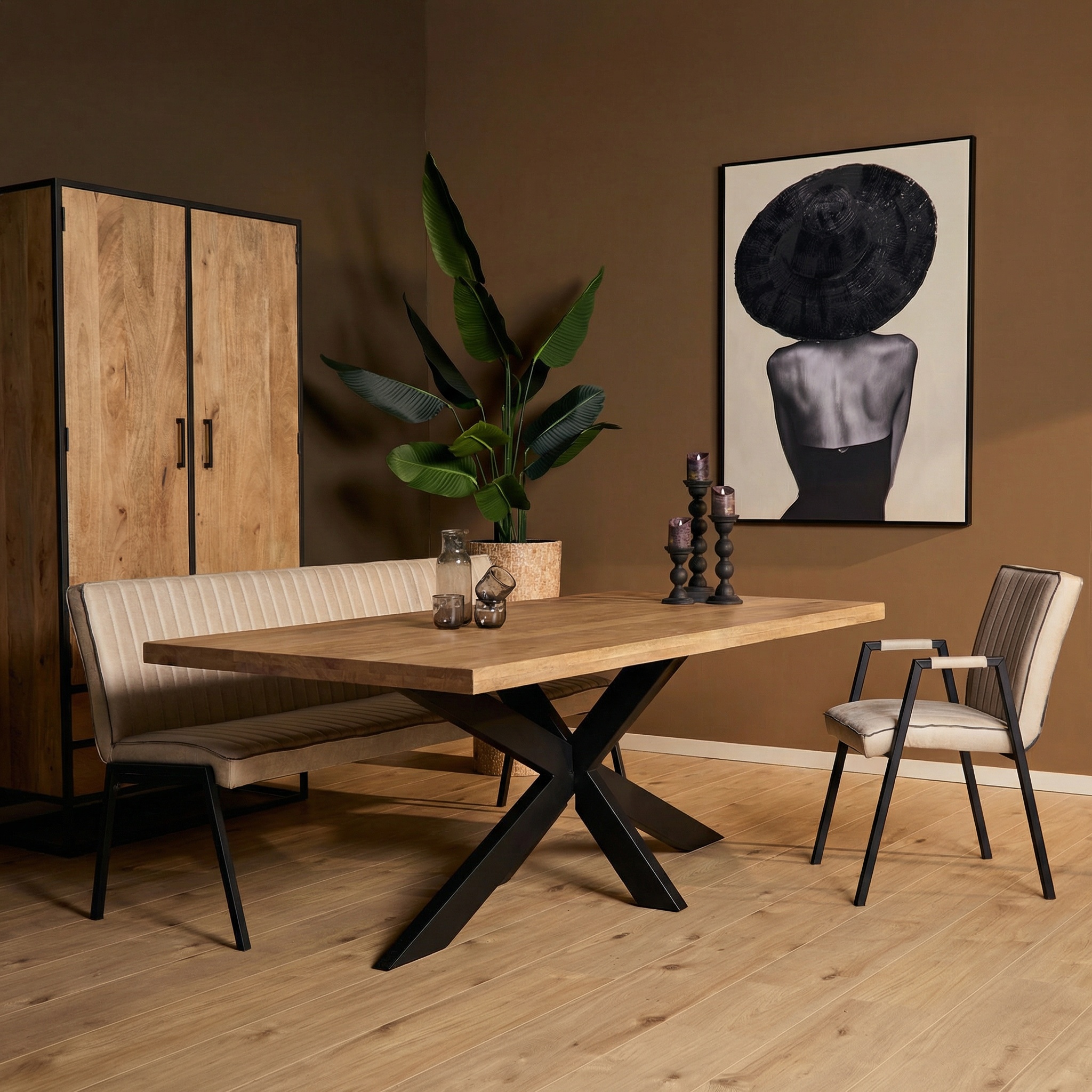 Mesa de comedor Dakota | 220 cm | Rectangular - Starfurn