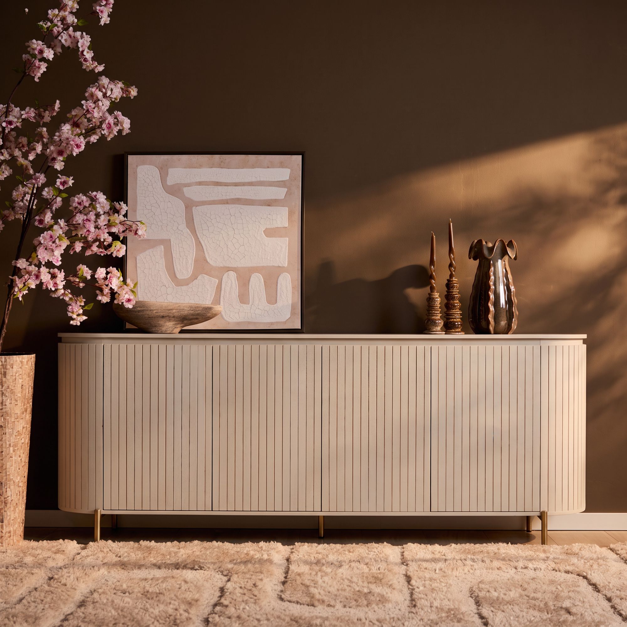 Aparador Solana arena madera de mango 210 cm - Starfurn