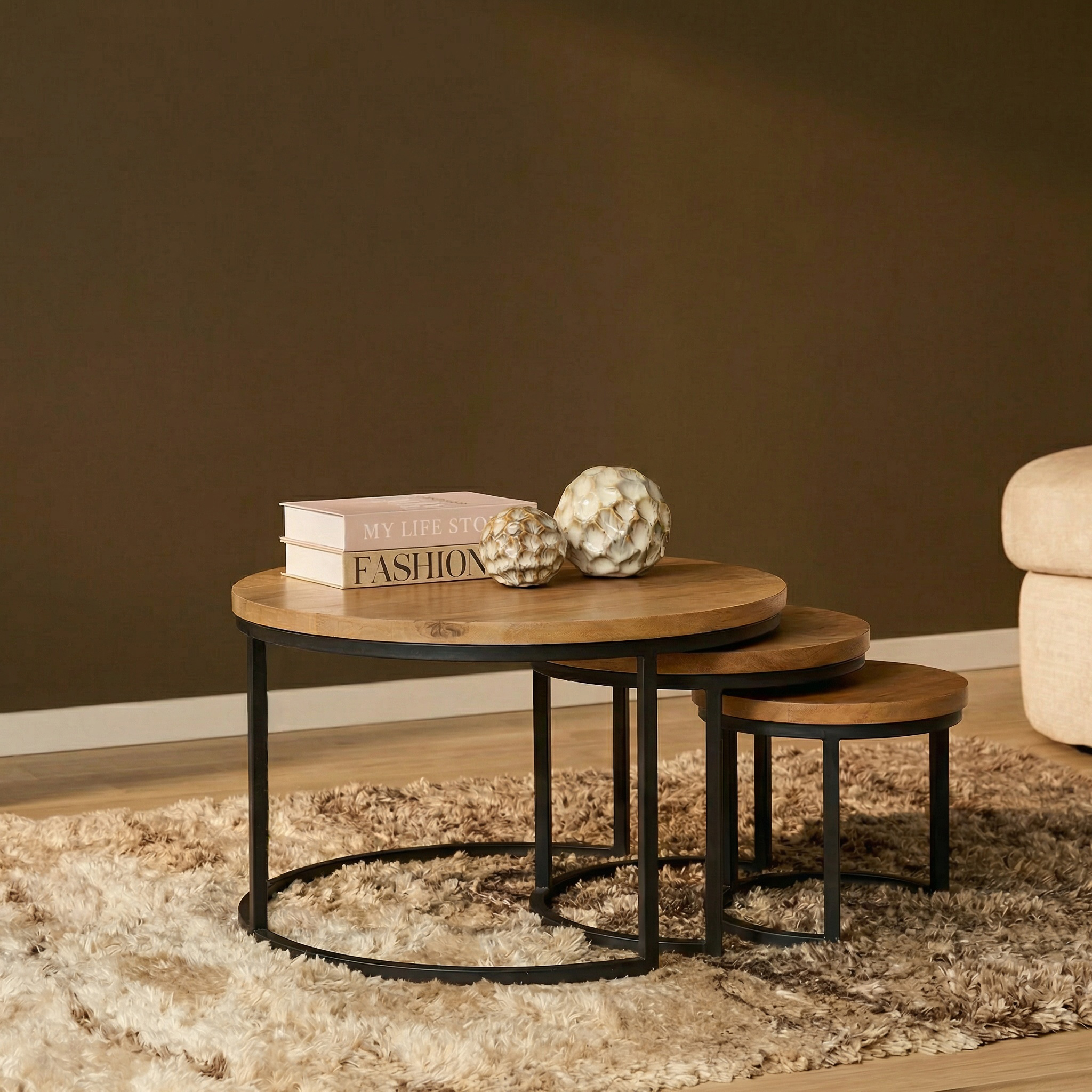 Salontafel Dakota | 70 cm | Set van 3 - Starfurn