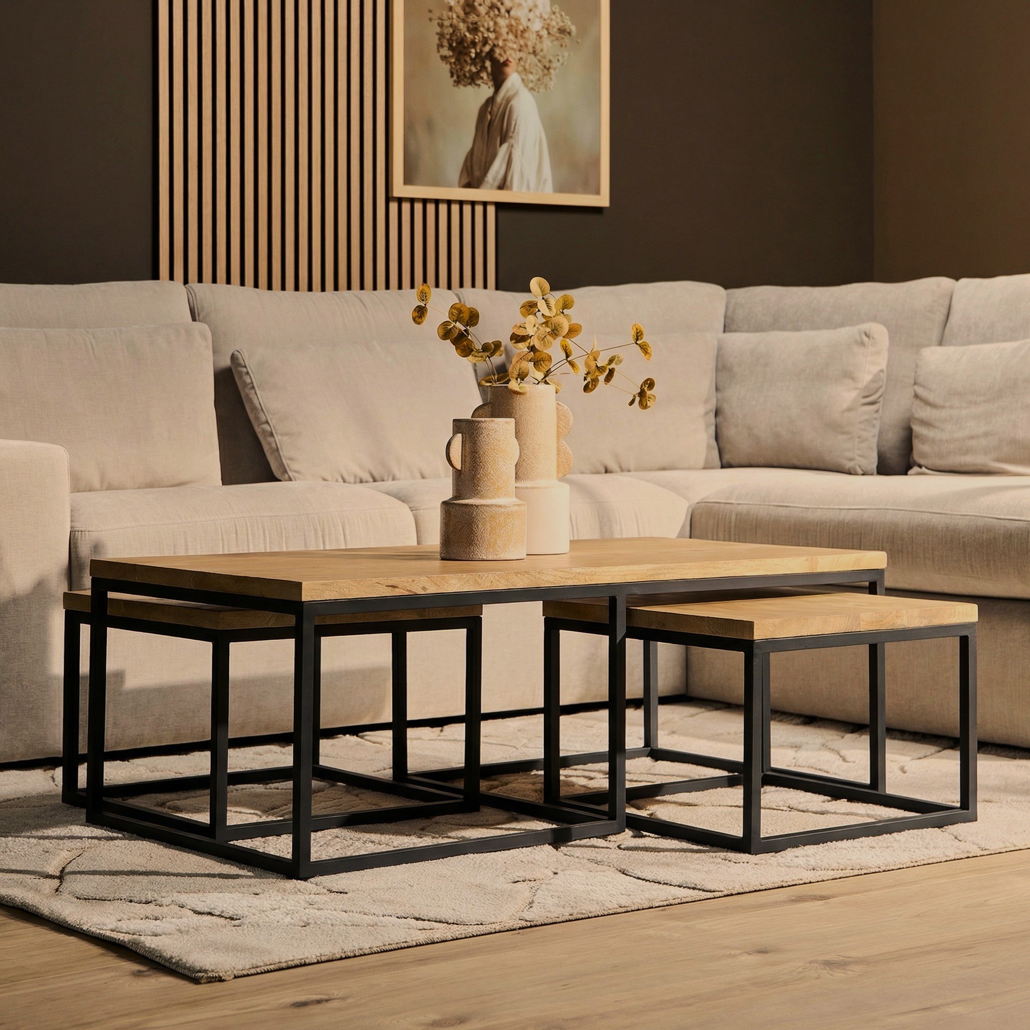 Couchtisch Dakota | 120 cm | Set von 3 - Starfurn