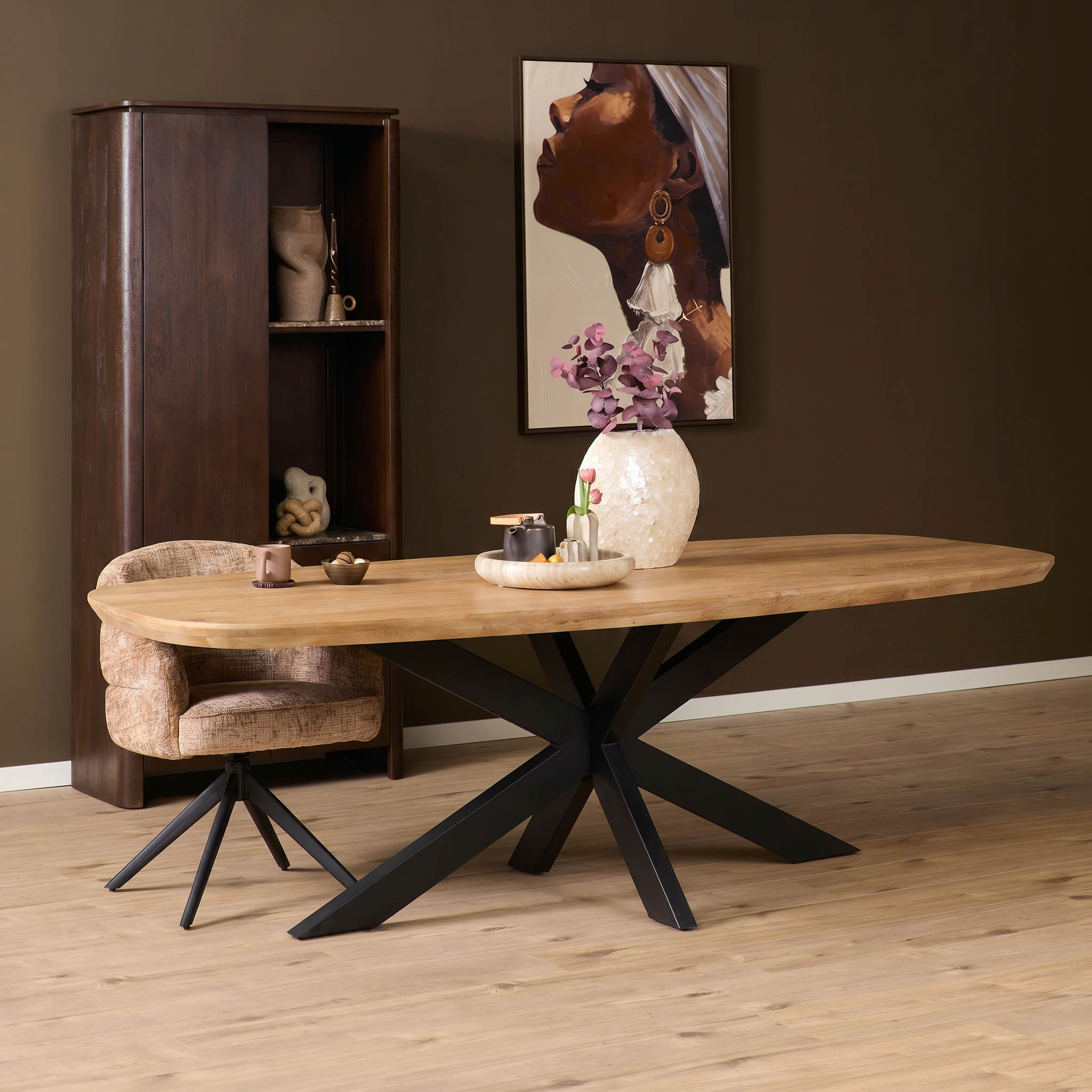 Esstisch Madison Natural | 200 cm | Dänisch oval - Starfurn