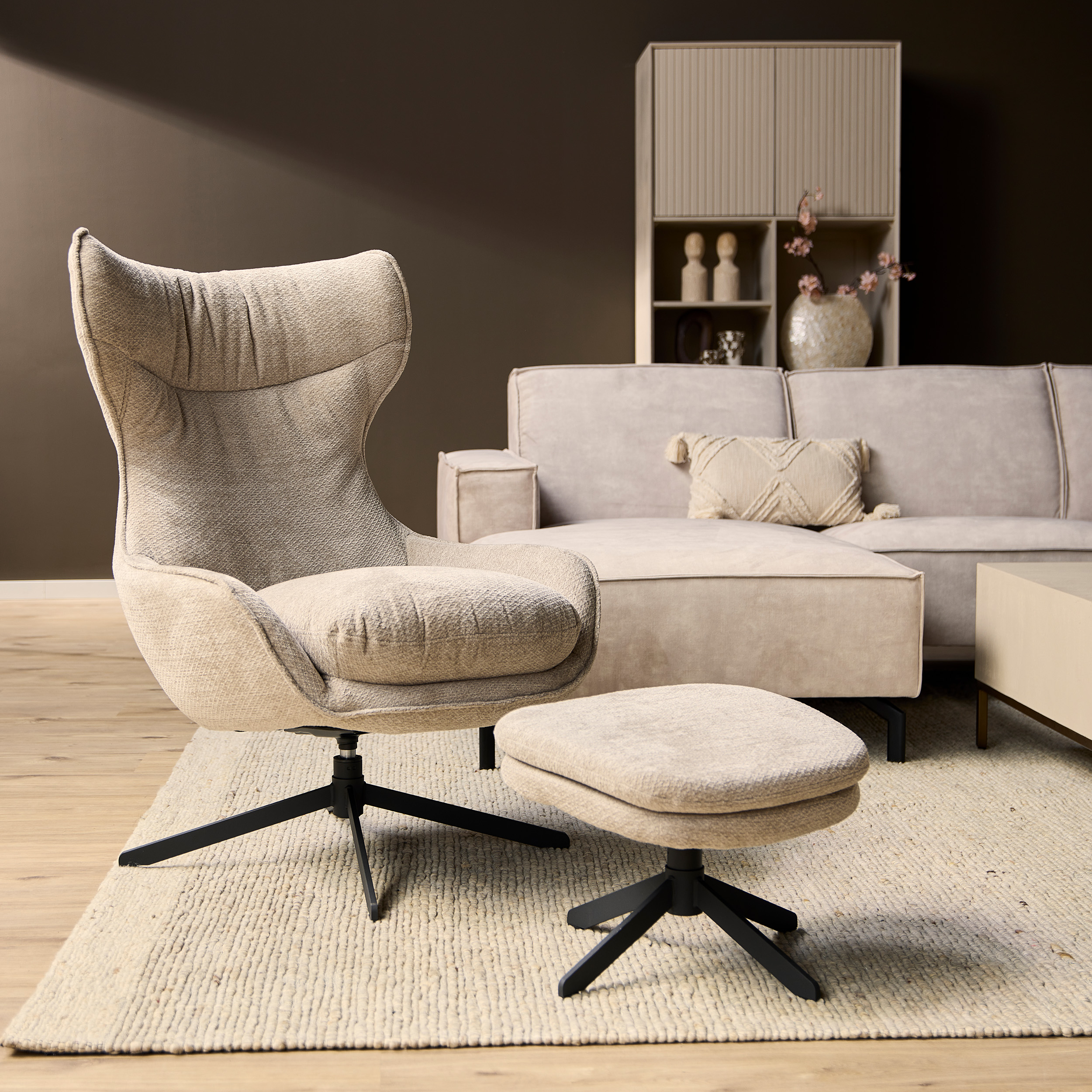 Sessel Olivia | Taupe - Starfurn