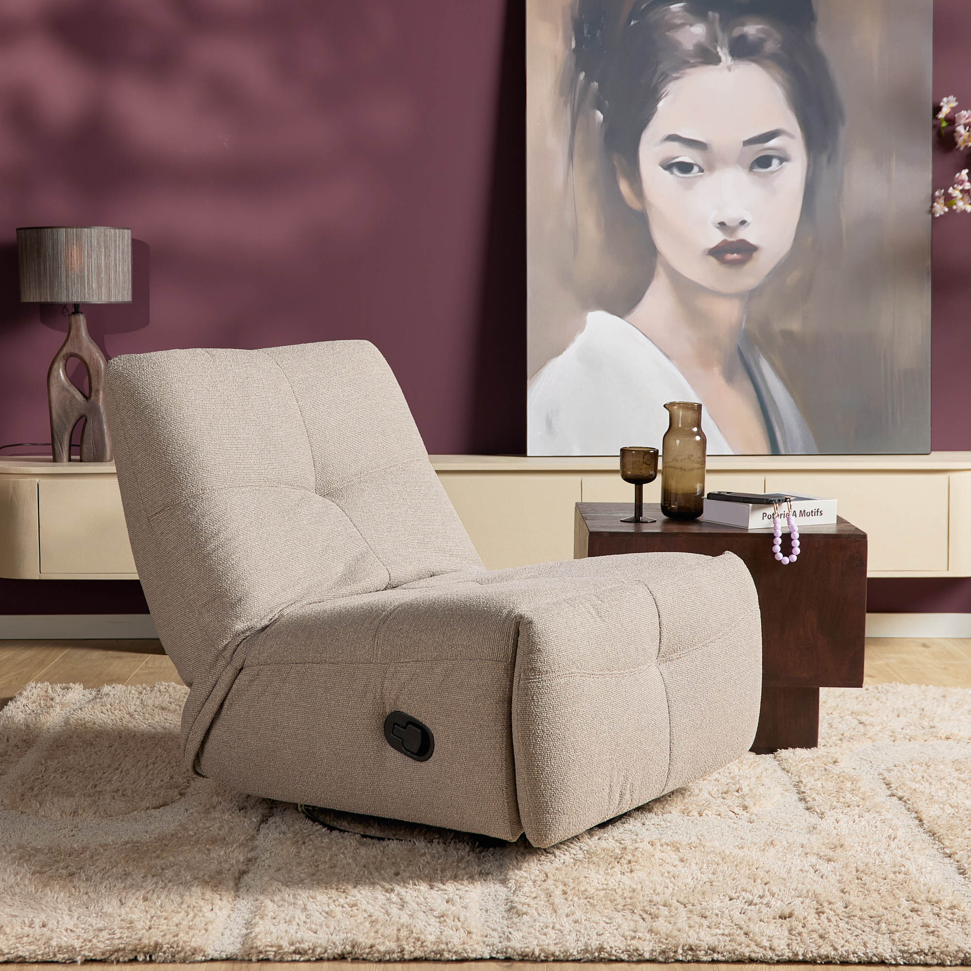 Relax Armchair Lazy | Taupe - Starfurn