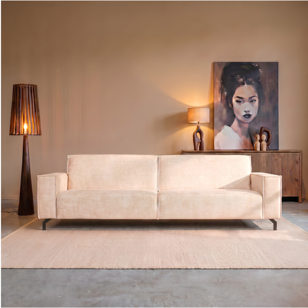 MySofa Floris 2,5 Zits Velvet Beige - Starfurn