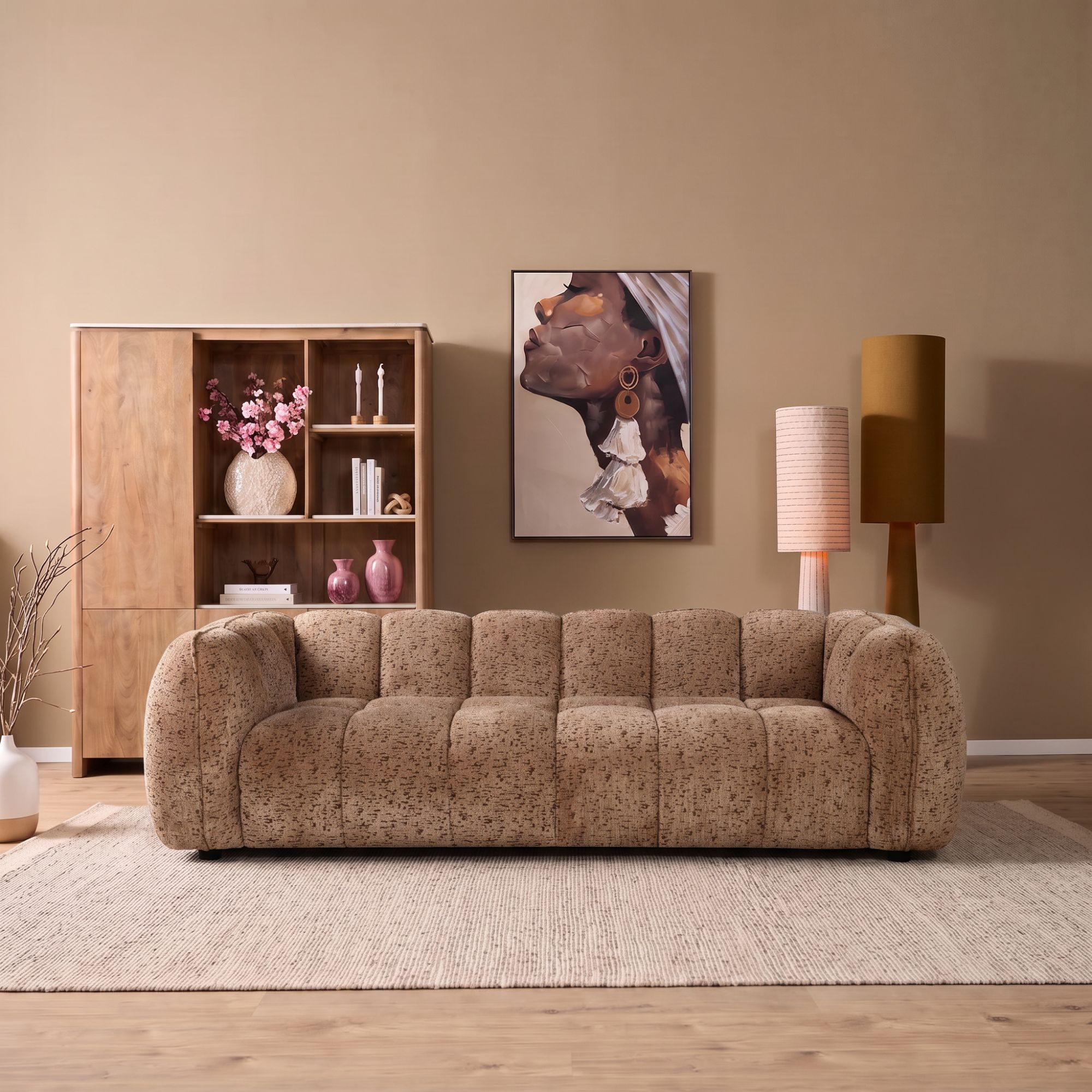 MySofa Morris 3-Sitzer Taupe - Starfurn