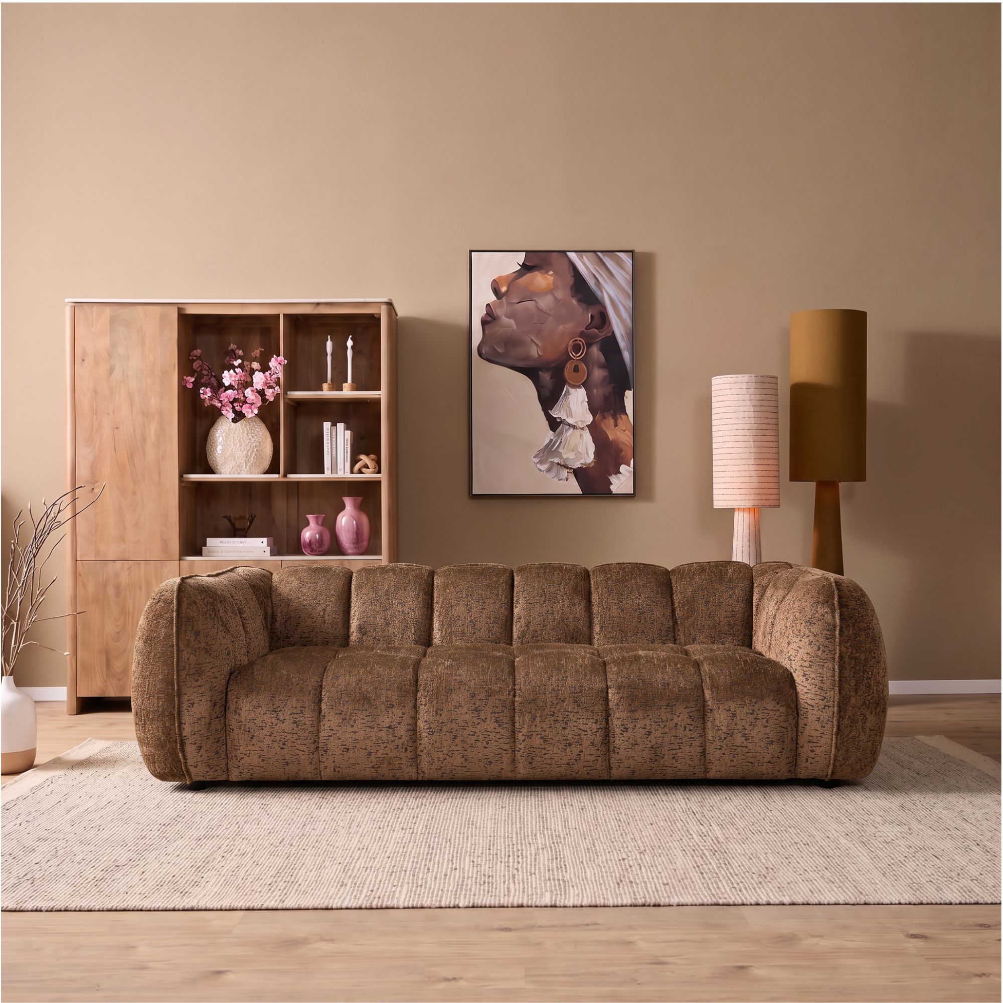 MySofa Morris 3-Sitzer Braun - Starfurn