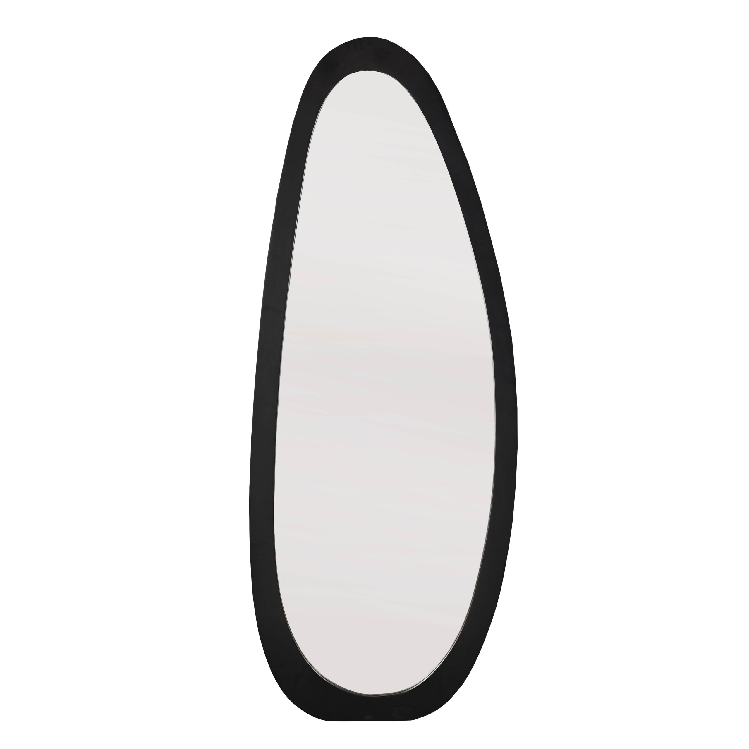 Organische spiegel Lou Zwart  Mangohout 180 cm - Starfurn
