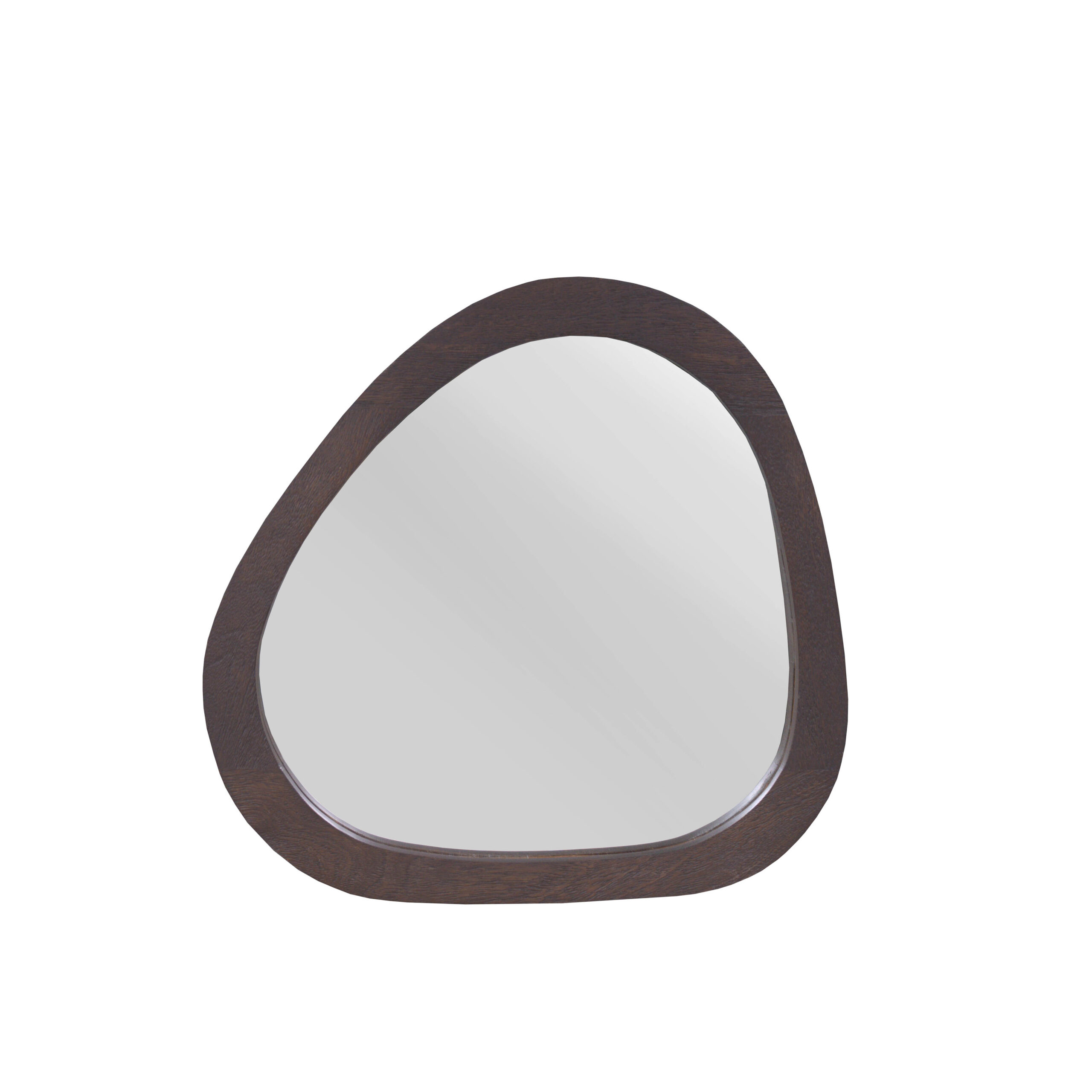 Organischer Spiegel Lou Braun Mangoholz 43 cm - Starfurn