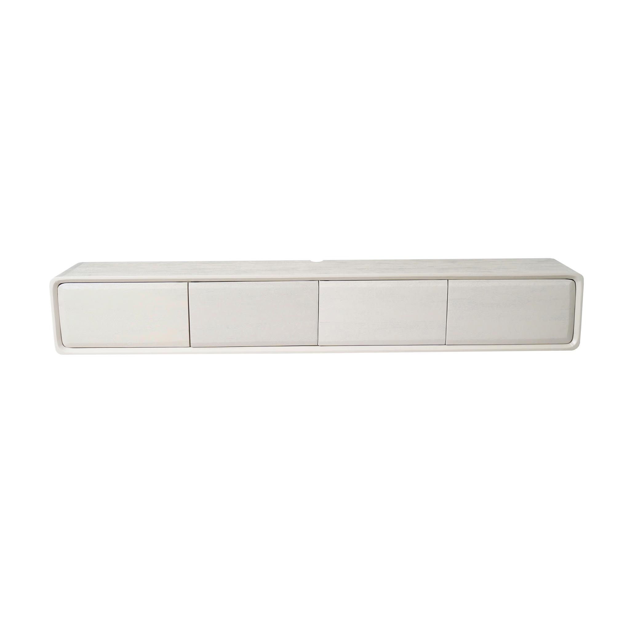 Schwebendes TV-Möbel Allure Sand Mangoholz 200 cm - Starfurn