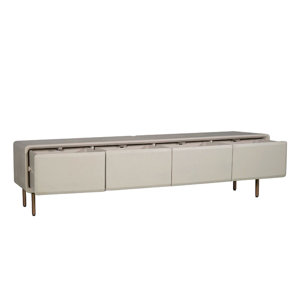 Schwebendes TV-Möbel Allure Sand Mangoholz 240 cm - Starfurn