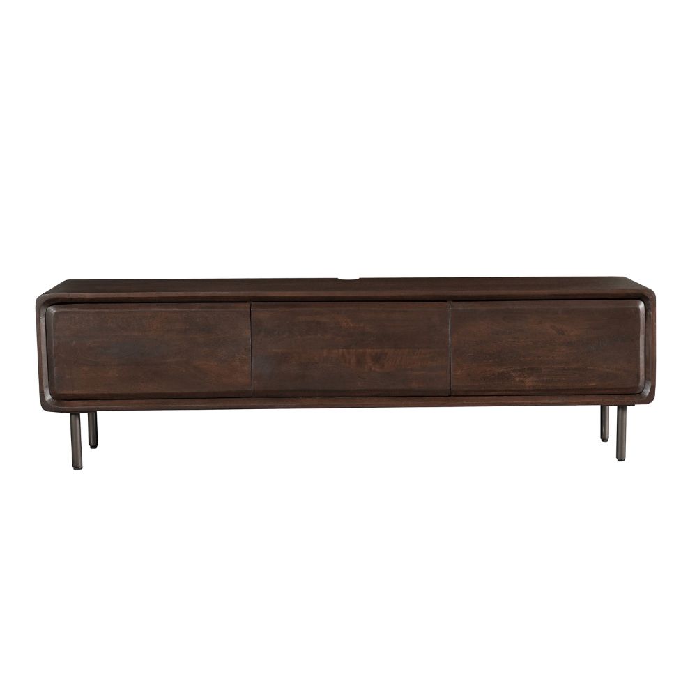 Schwebendes TV-Möbel Allure Braun Mangoholz 160 cm - Starfurn