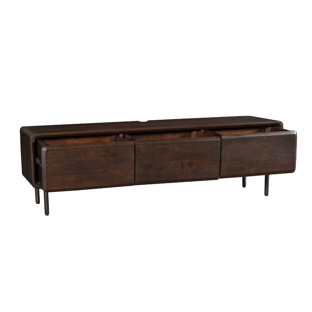 Schwebendes TV-Möbel Allure Braun Mangoholz 160 cm - Starfurn