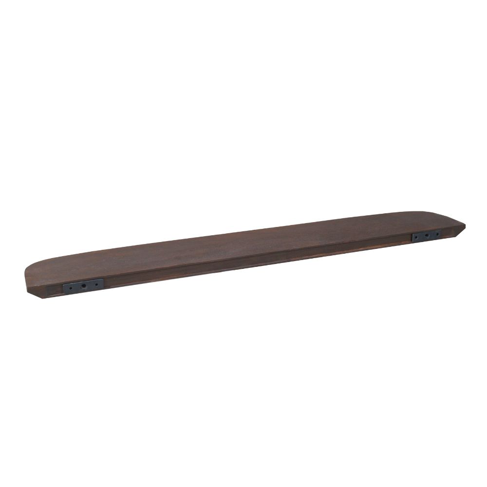 Wandregal Gusta Braun Mangoholz 120 cm - Starfurn