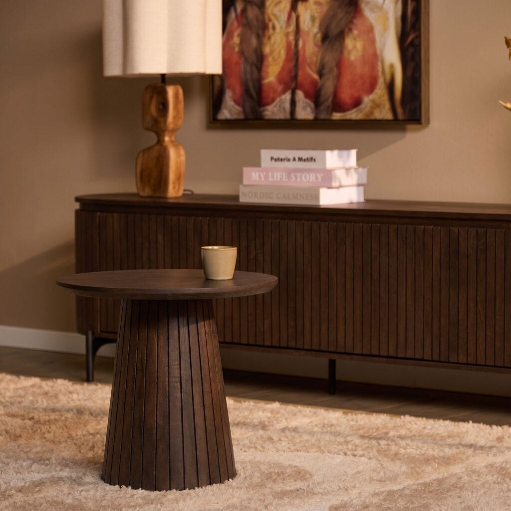 Salontafel Solana Bruin Mangohout 50 cm - Starfurn