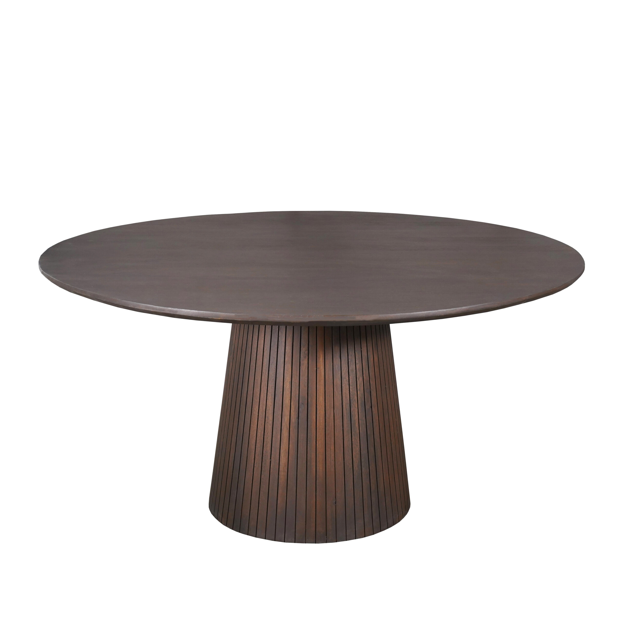 Ronde eettafel Solana Bruin Mangohout 130 cm - Starfurn