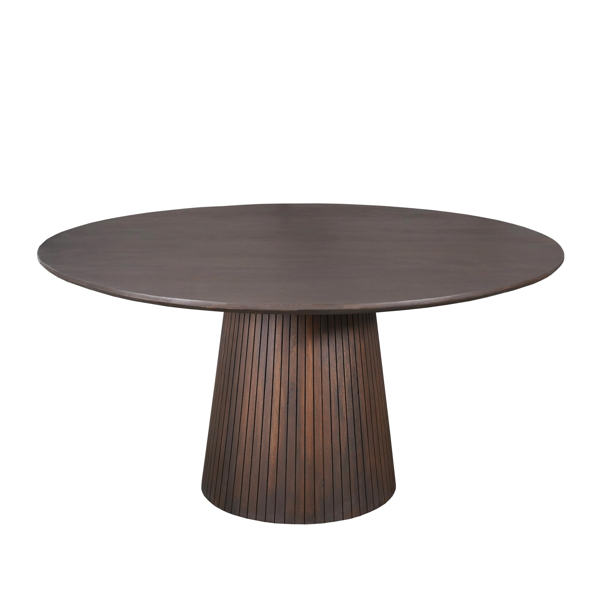 Ronde eettafel Solana Bruin Mangohout 130 cm - Starfurn
