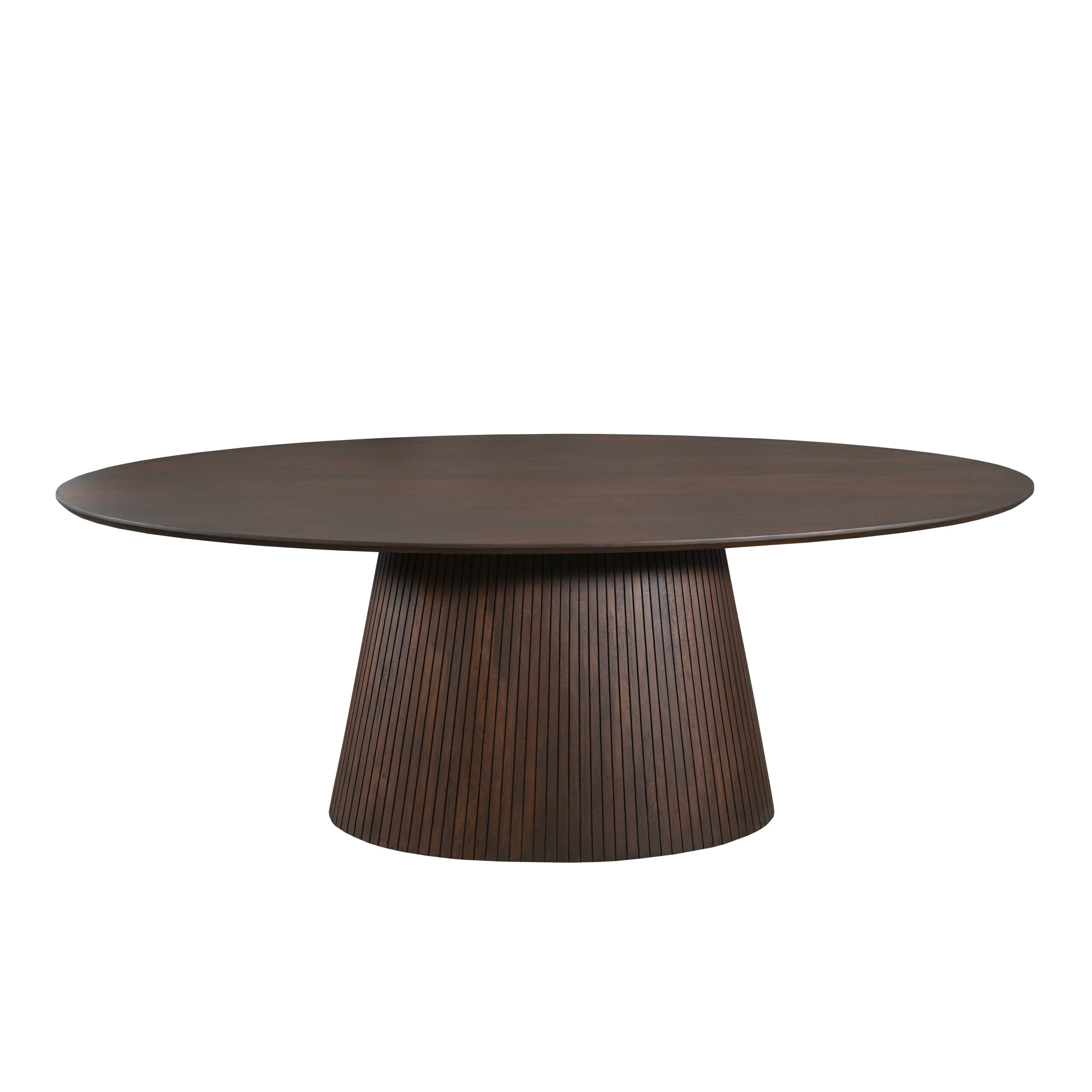Ovale eettafel Solana Bruin Mangohout 210 cm - Starfurn