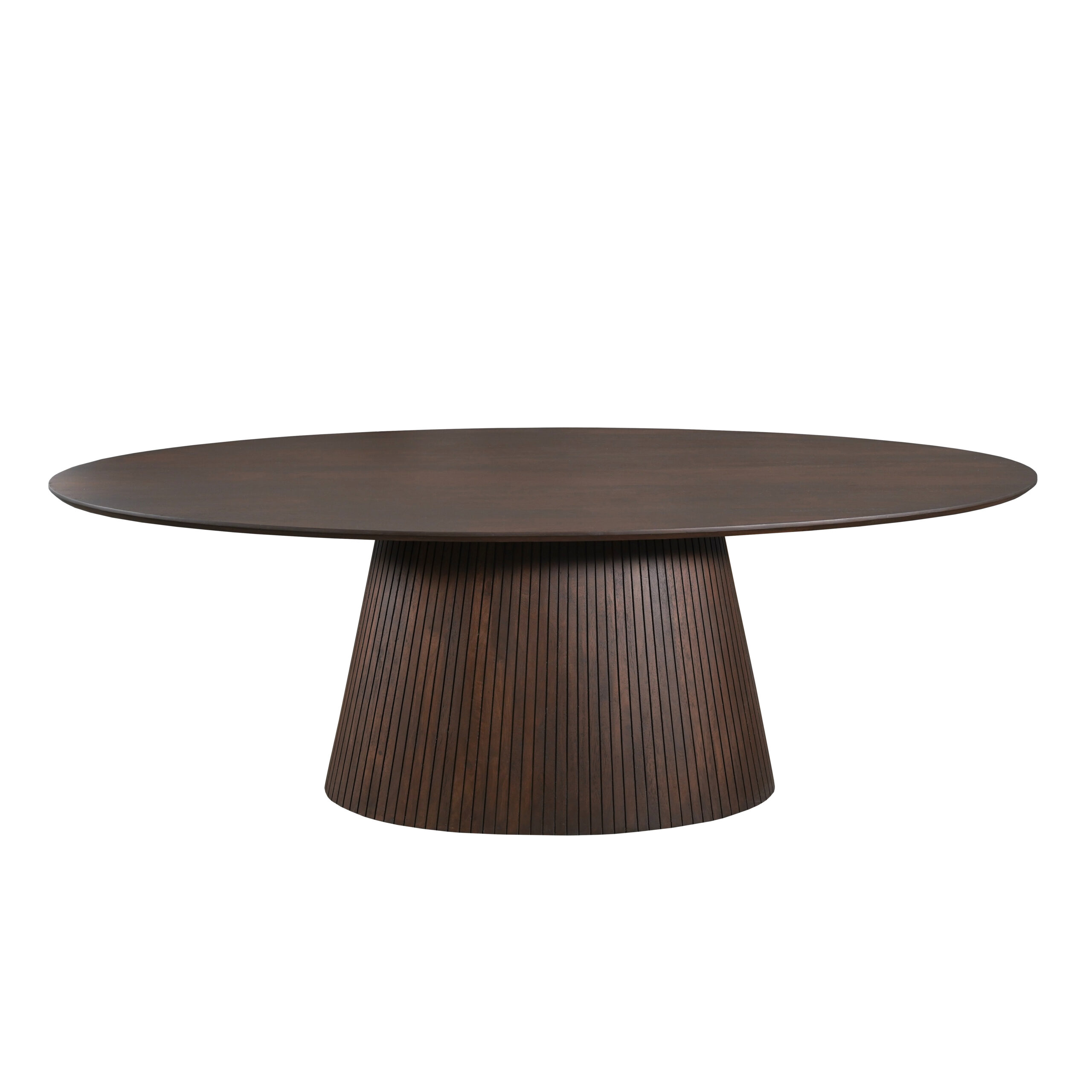 Ovale eettafel Solana Bruin Mangohout 240 cm - Starfurn