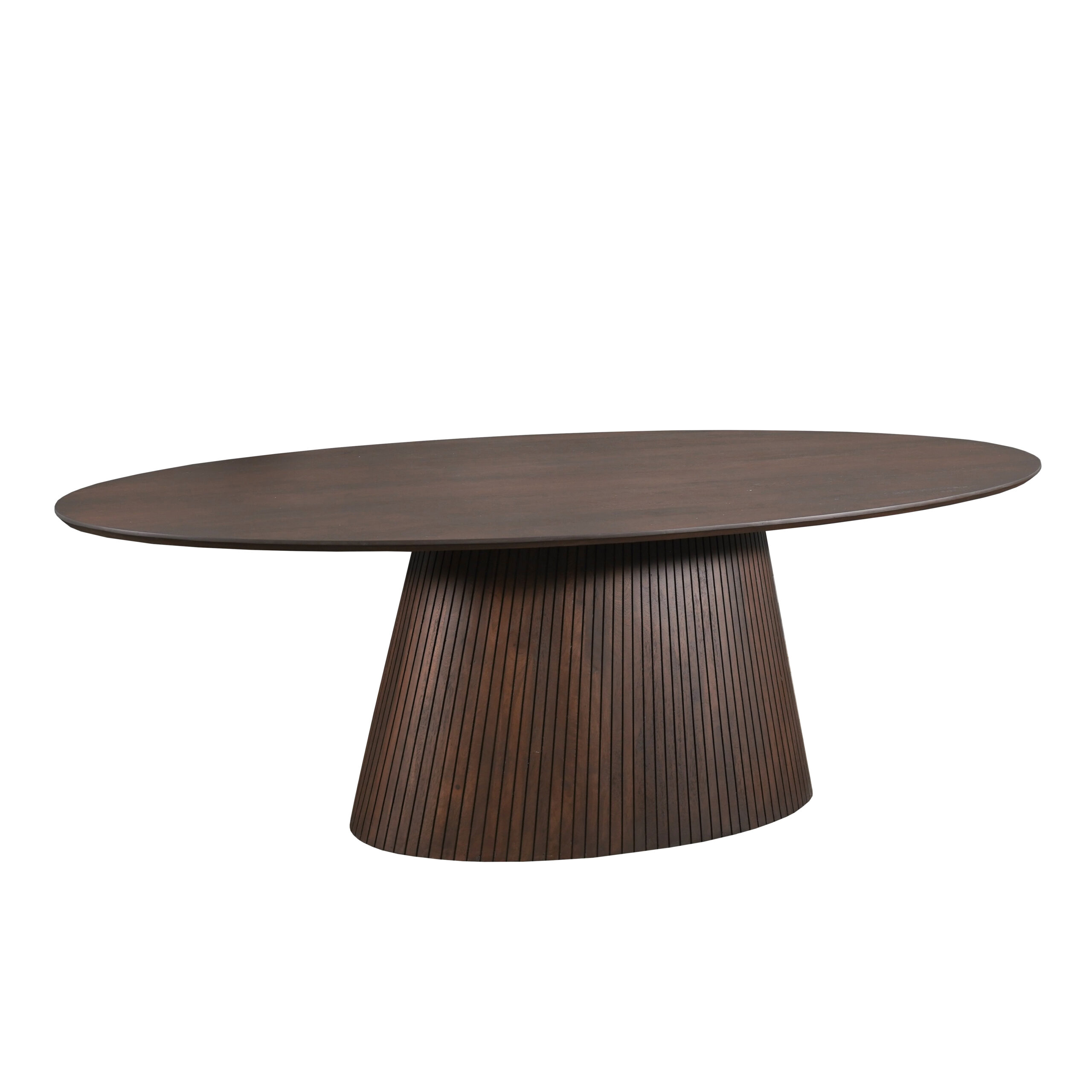 Ovale eettafel Solana Bruin Mangohout 240 cm - Starfurn
