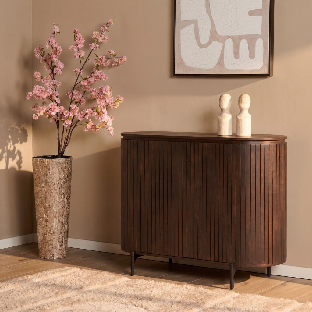 Kabinet kast Solana Bruin Mangohout 115 cm - Starfurn