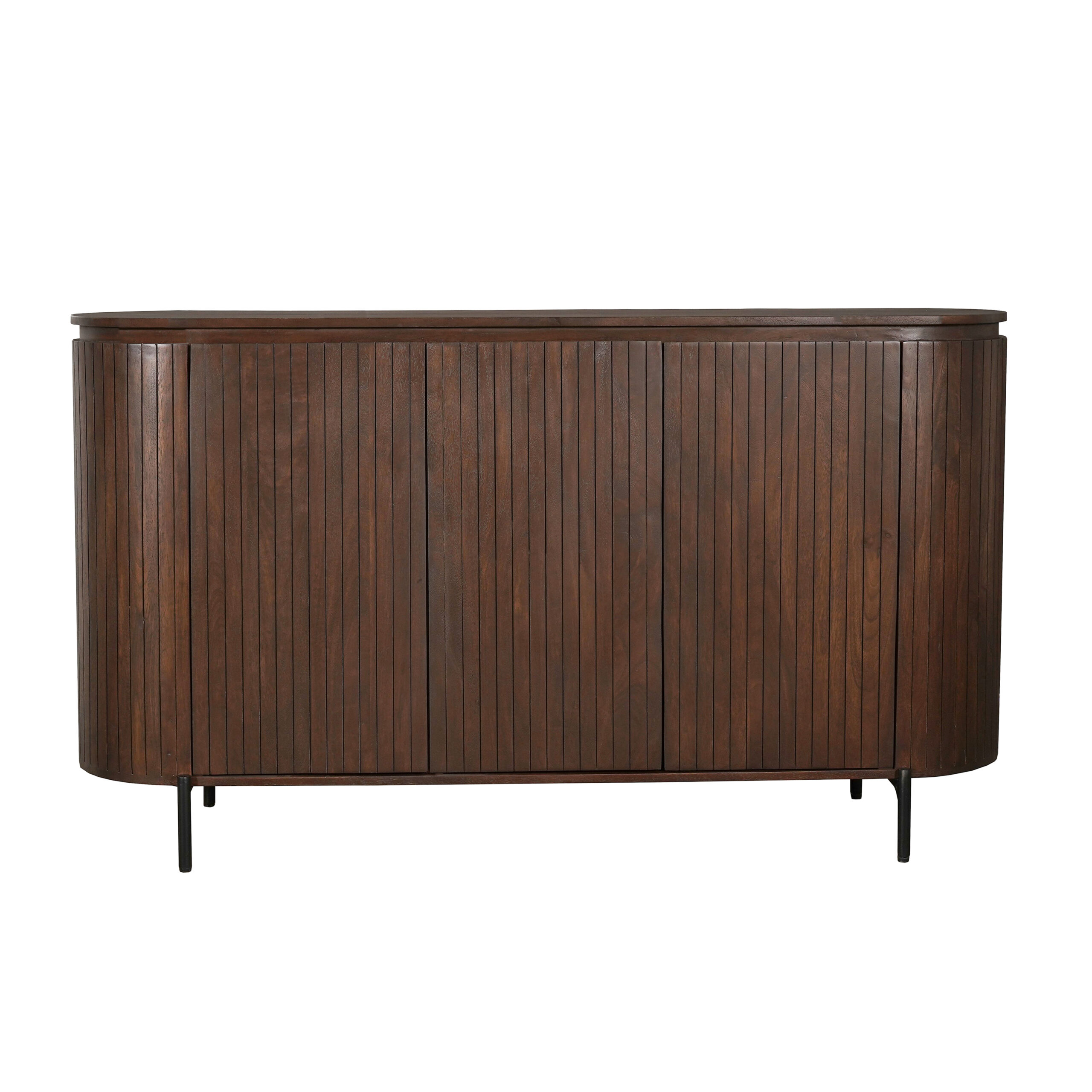 Sideboard Solana Braun Mangoholz 165 cm - Starfurn
