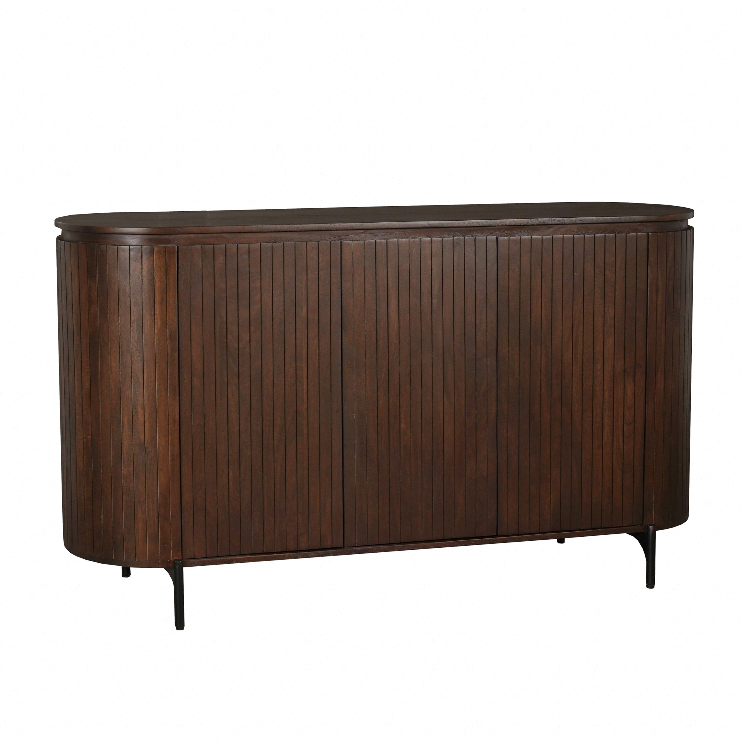Sideboard Solana Braun Mangoholz 165 cm - Starfurn