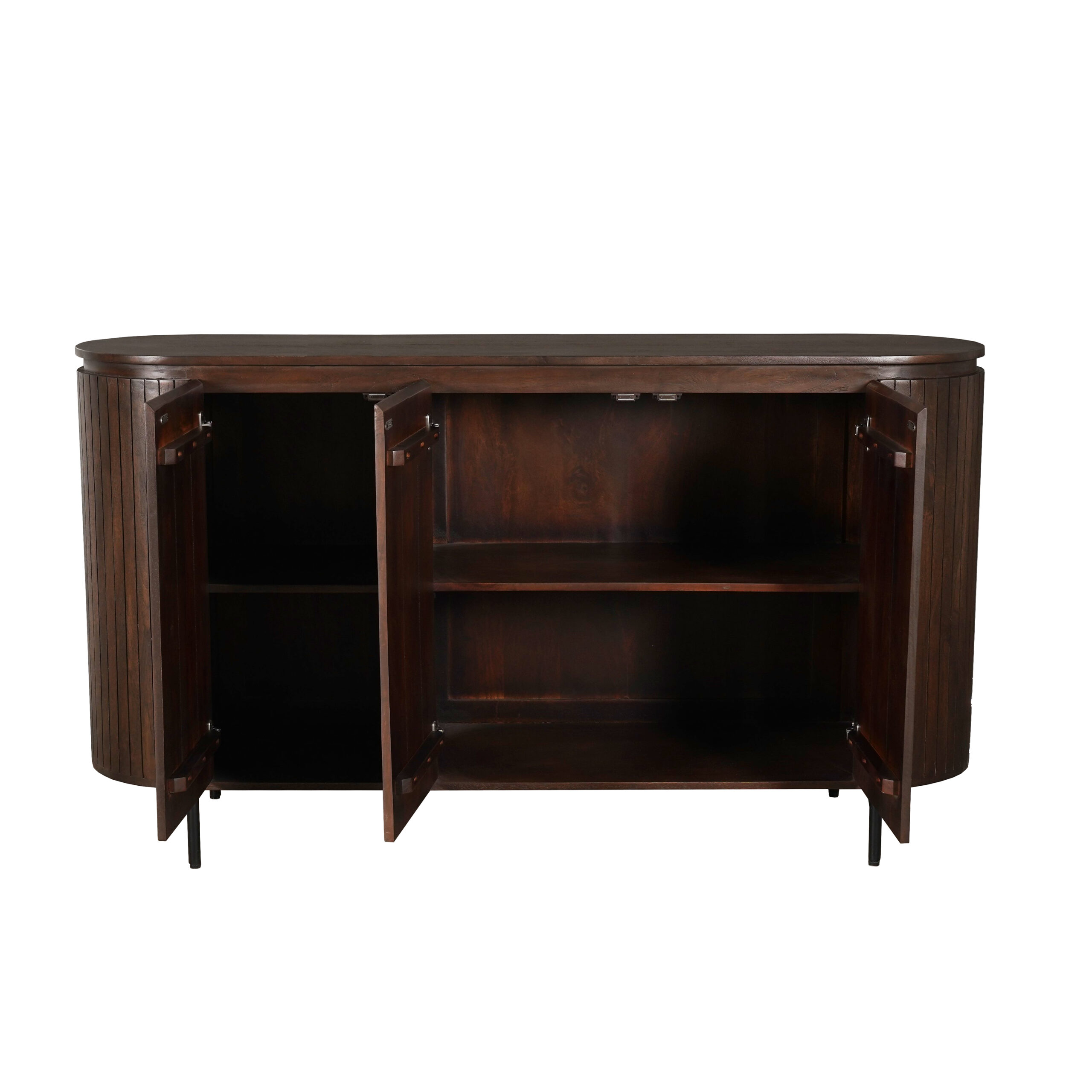 Sideboard Solana Braun Mangoholz 165 cm - Starfurn