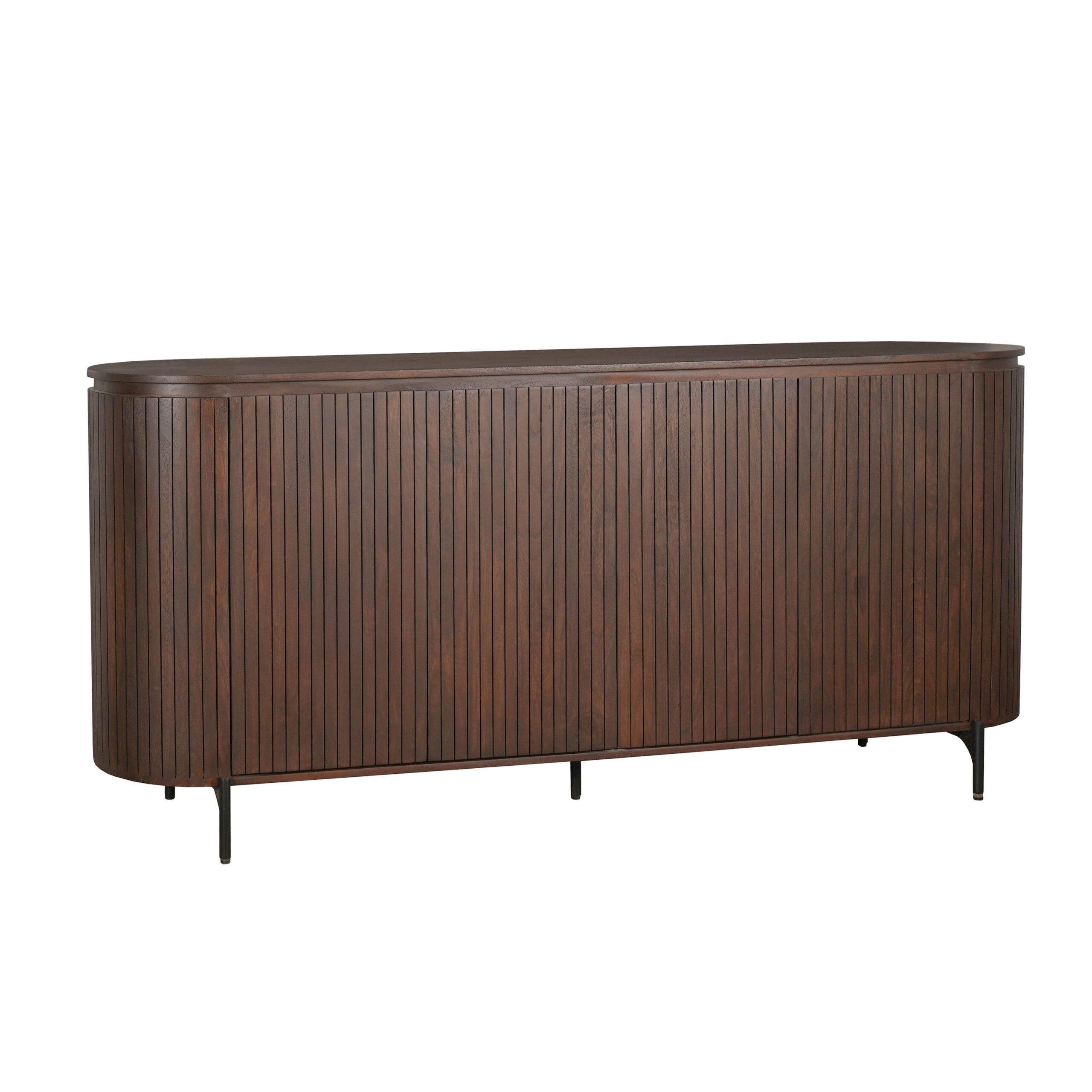 Sideboard Solana Braun Mangoholz 210 cm - Starfurn