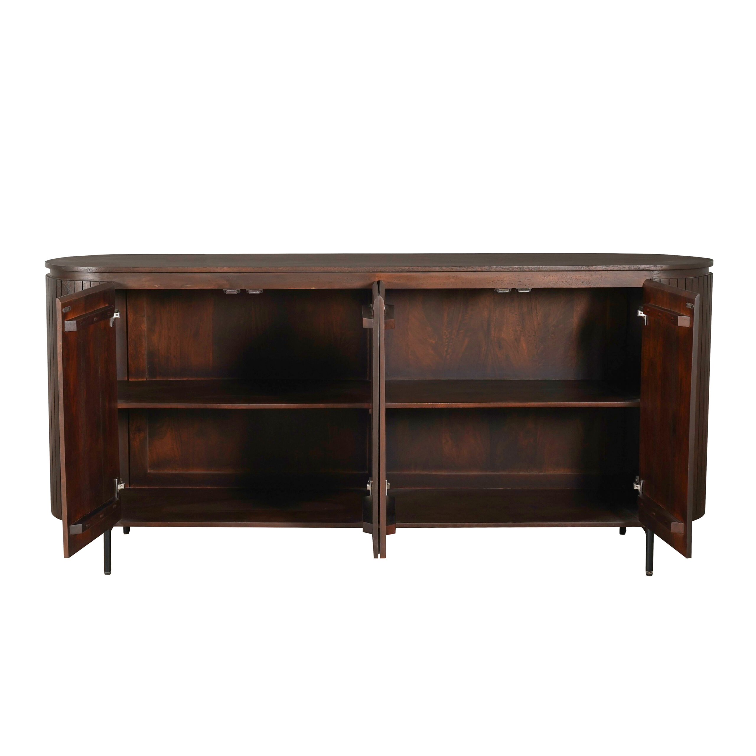 Sideboard Solana Braun Mangoholz 210 cm - Starfurn