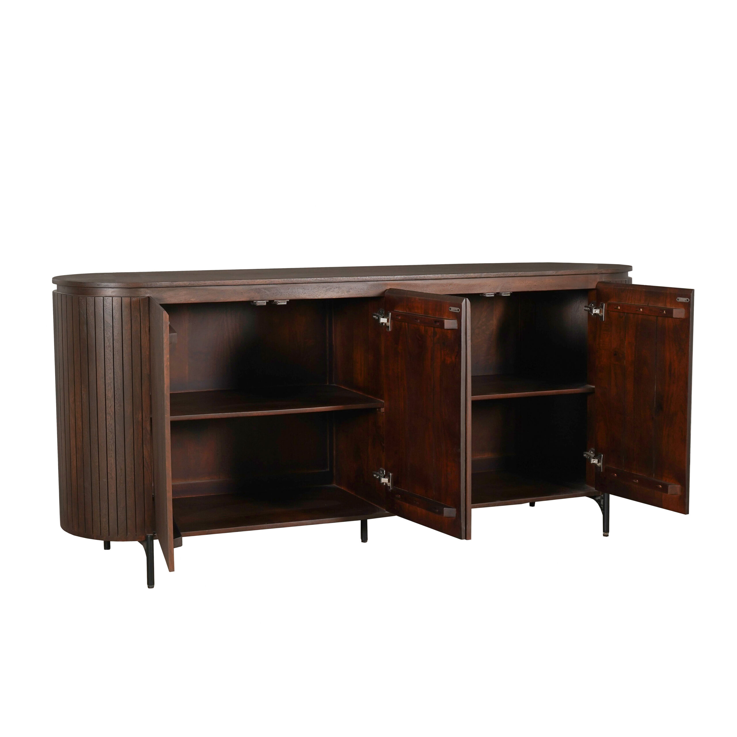 Sideboard Solana Braun Mangoholz 210 cm - Starfurn