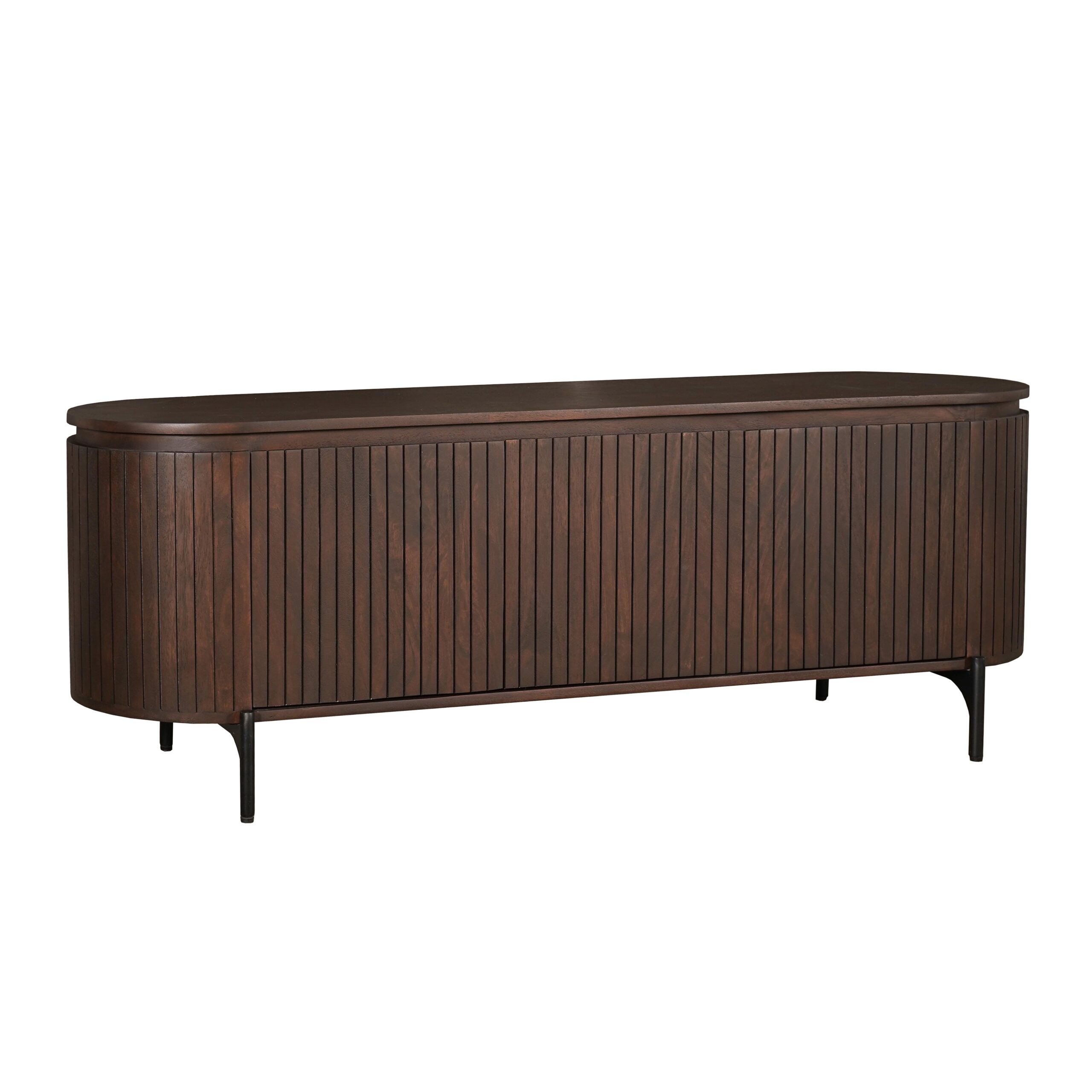 Tv meubel Solana Bruin Mangohout 165 cm - Starfurn