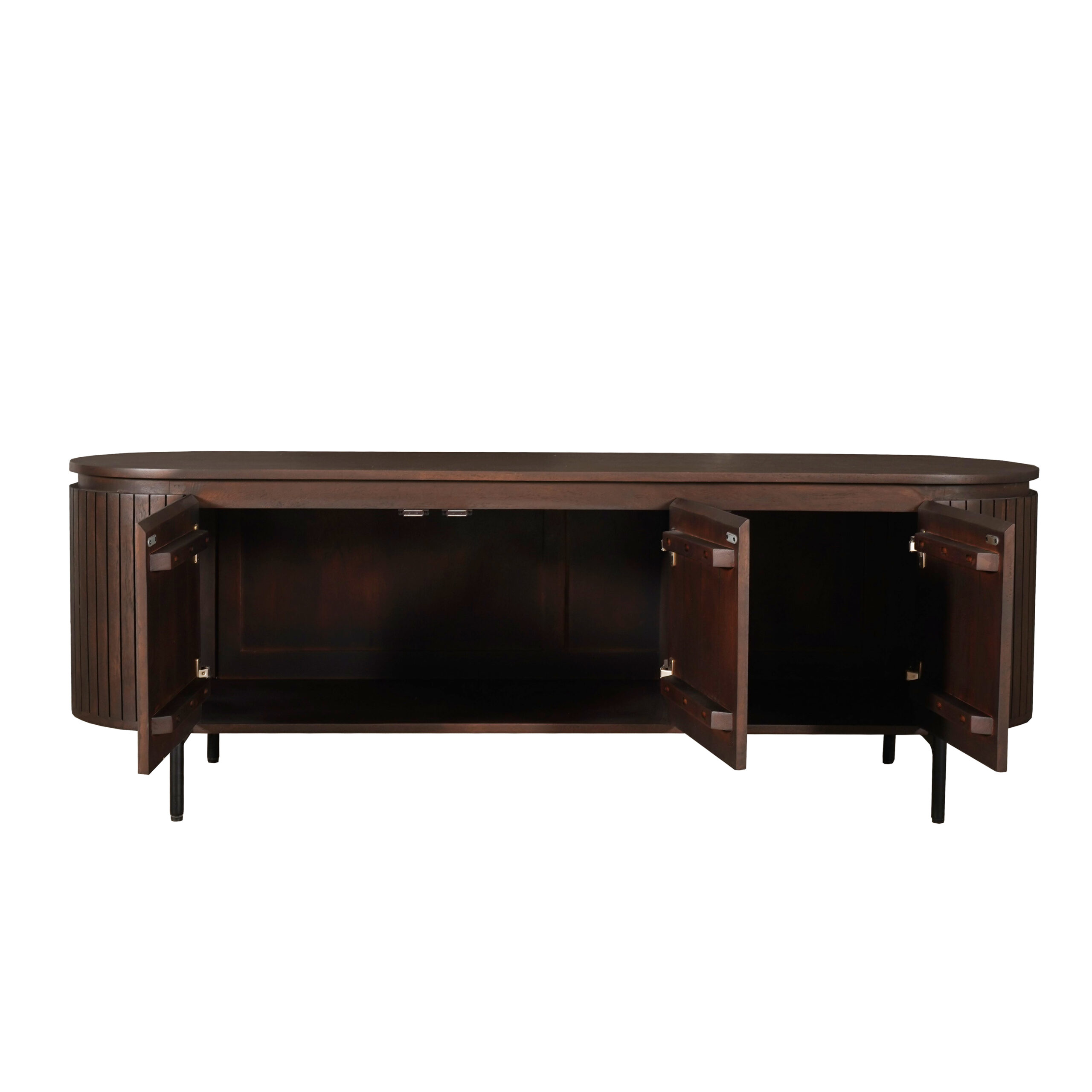 Tv meubel Solana Bruin Mangohout 165 cm - Starfurn