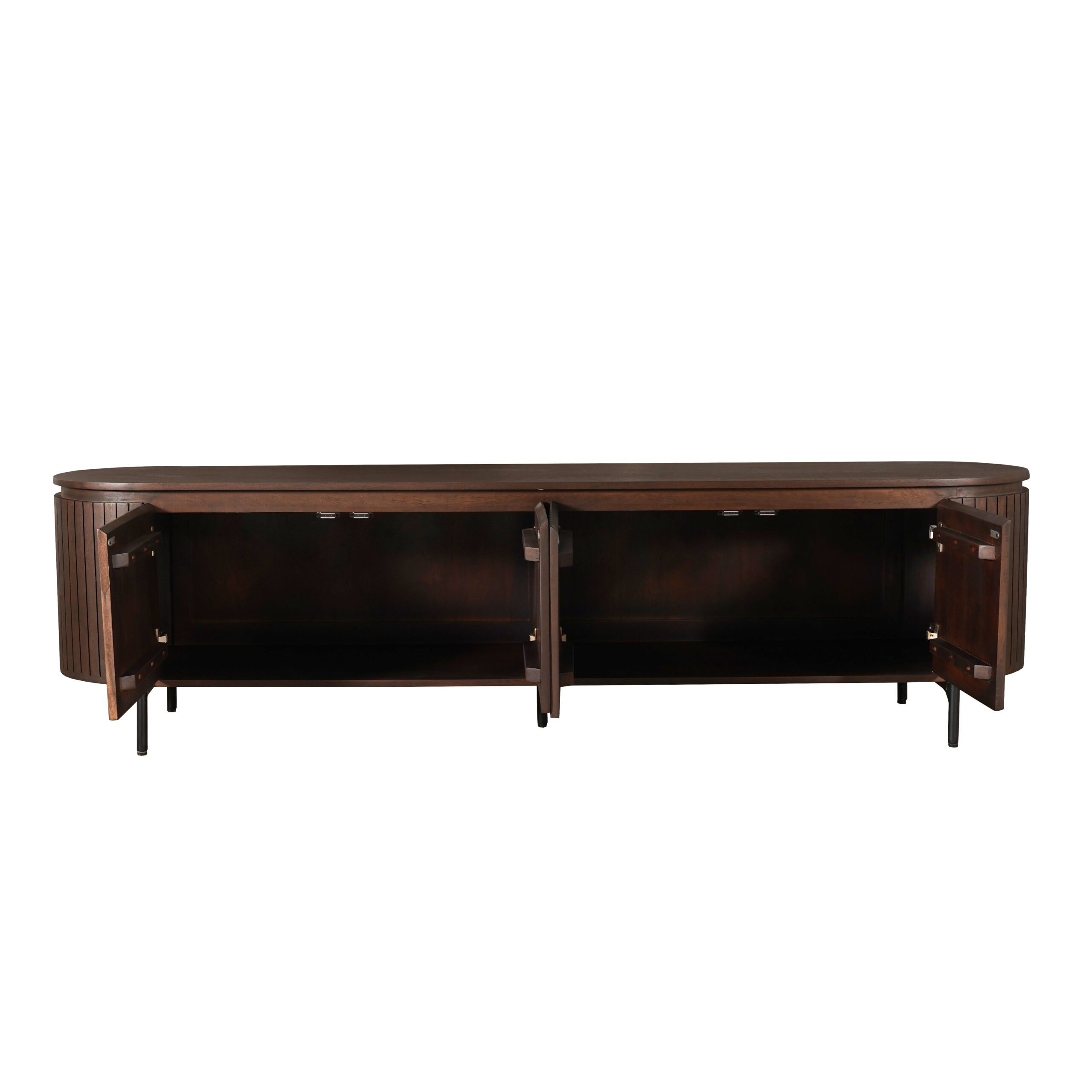 Tv meubel Solana Bruin Mangohout 210 cm - Starfurn