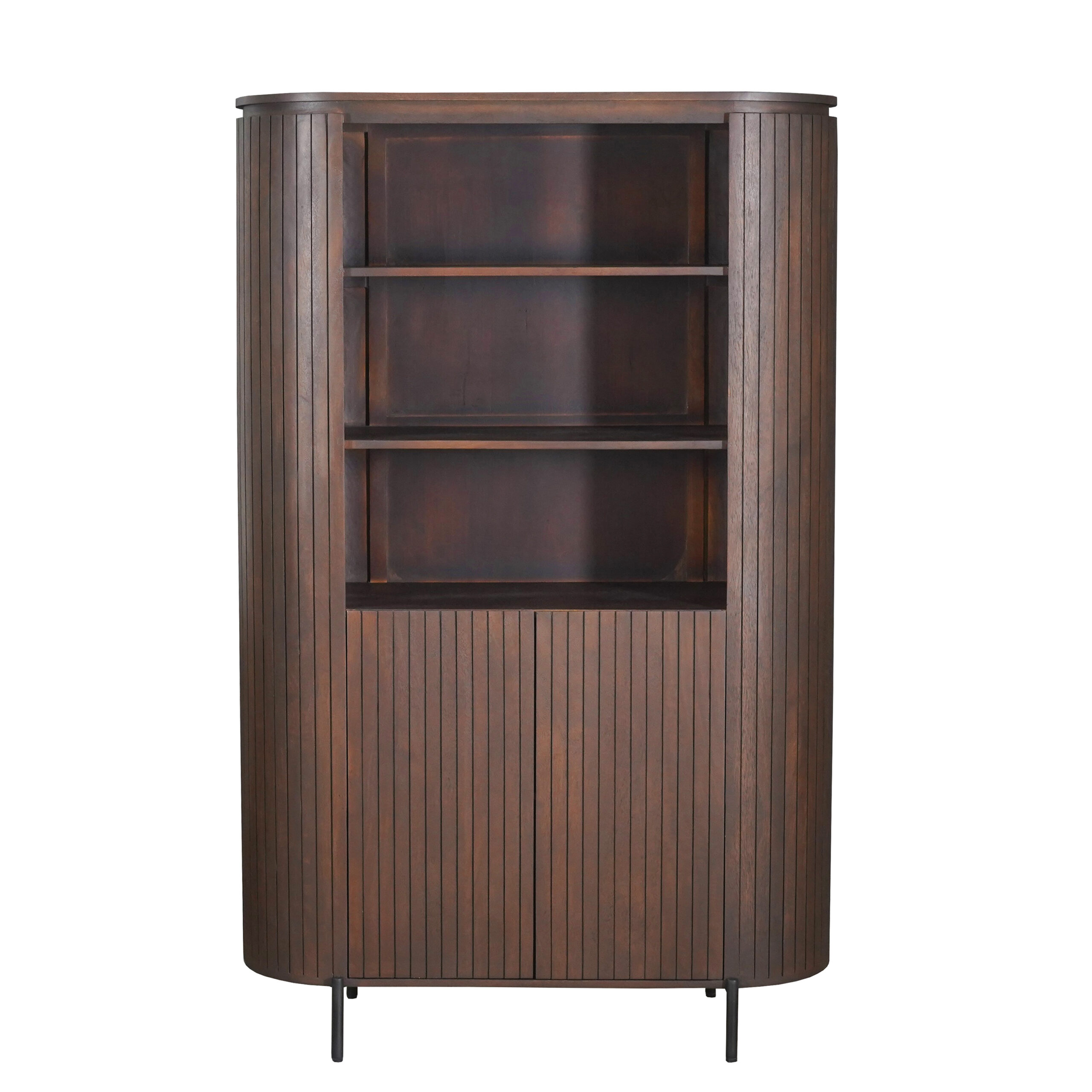 Wandschrank Solana Braun Mangoholz 115 cm - Starfurn
