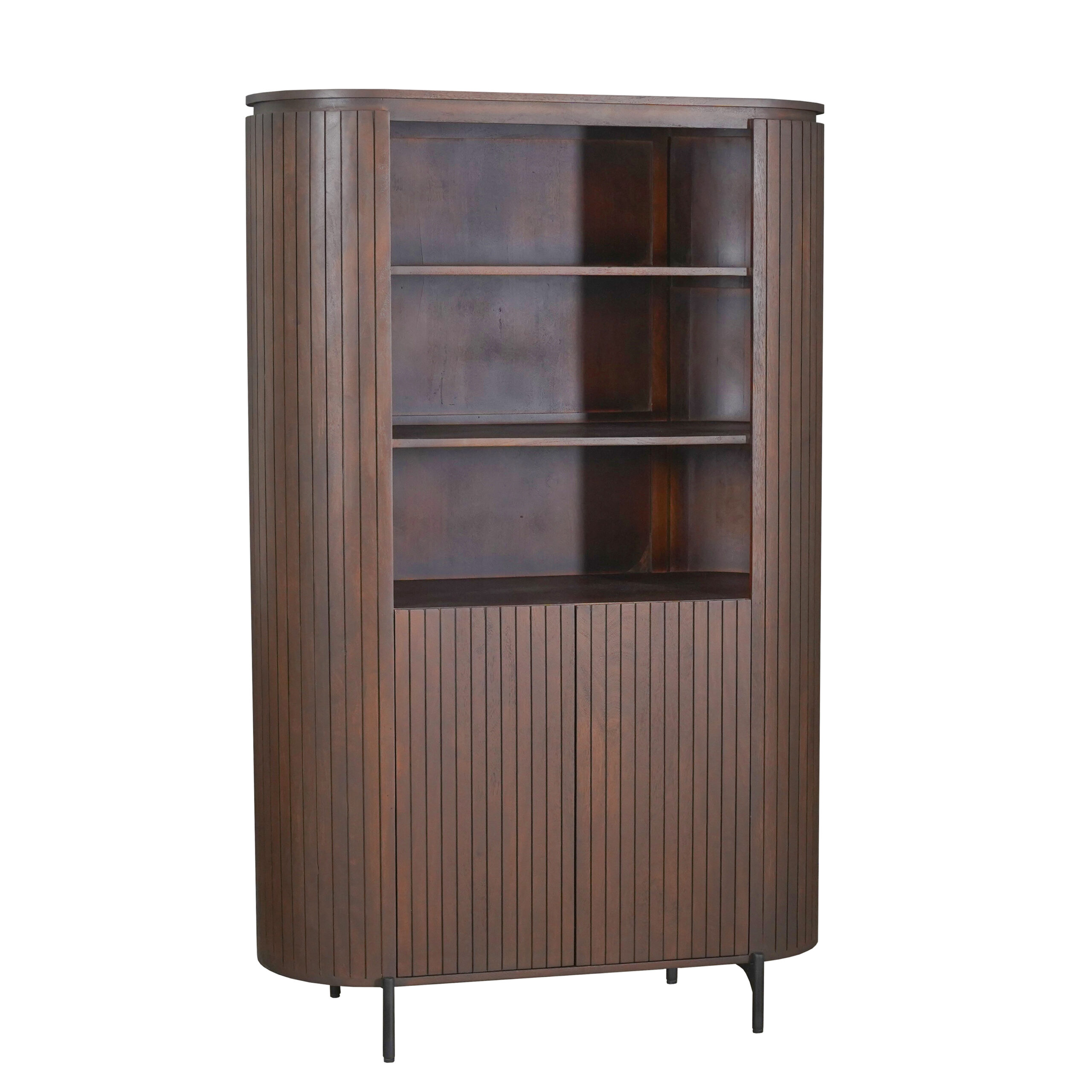 Wandschrank Solana Braun Mangoholz 115 cm - Starfurn