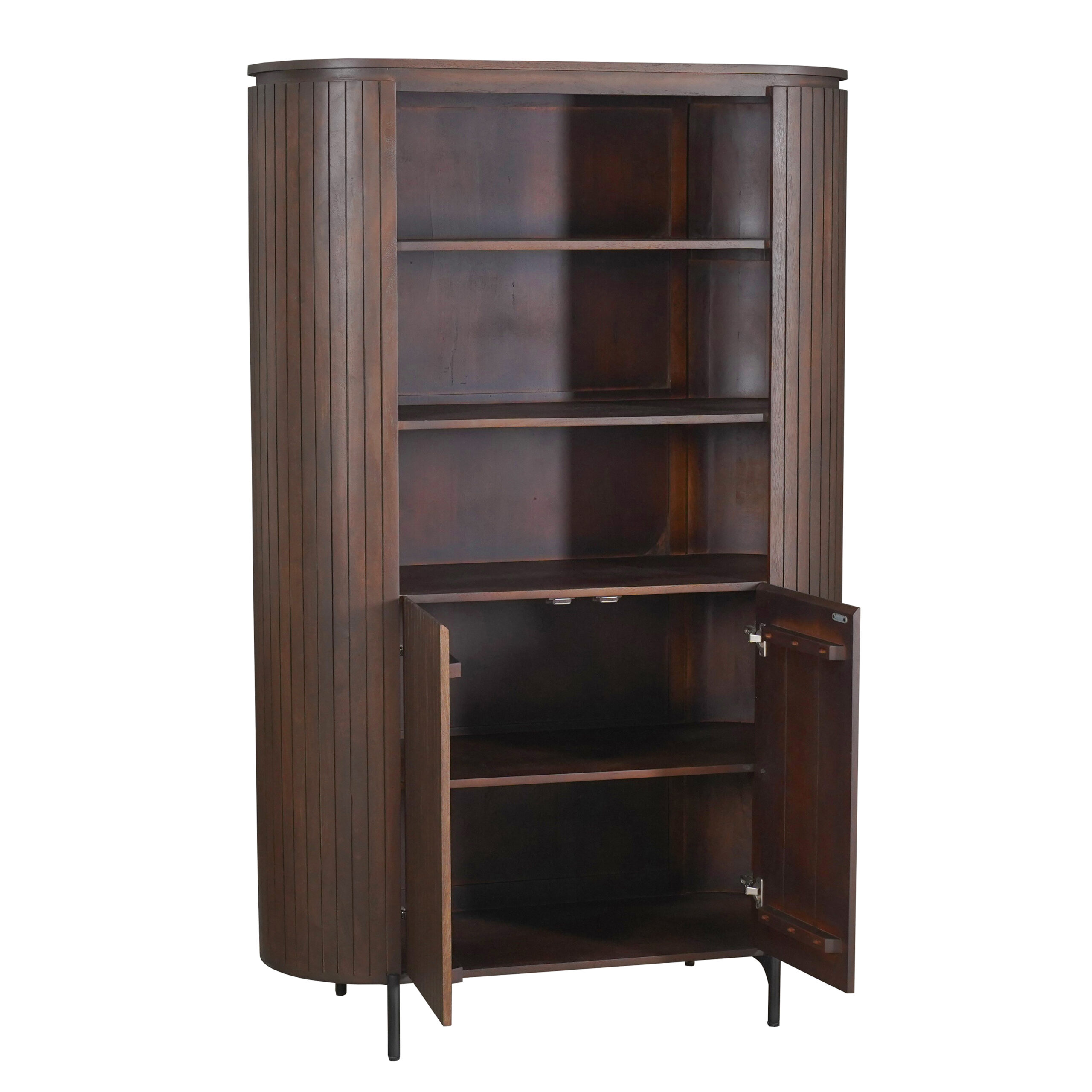 Wandschrank Solana Braun Mangoholz 115 cm - Starfurn