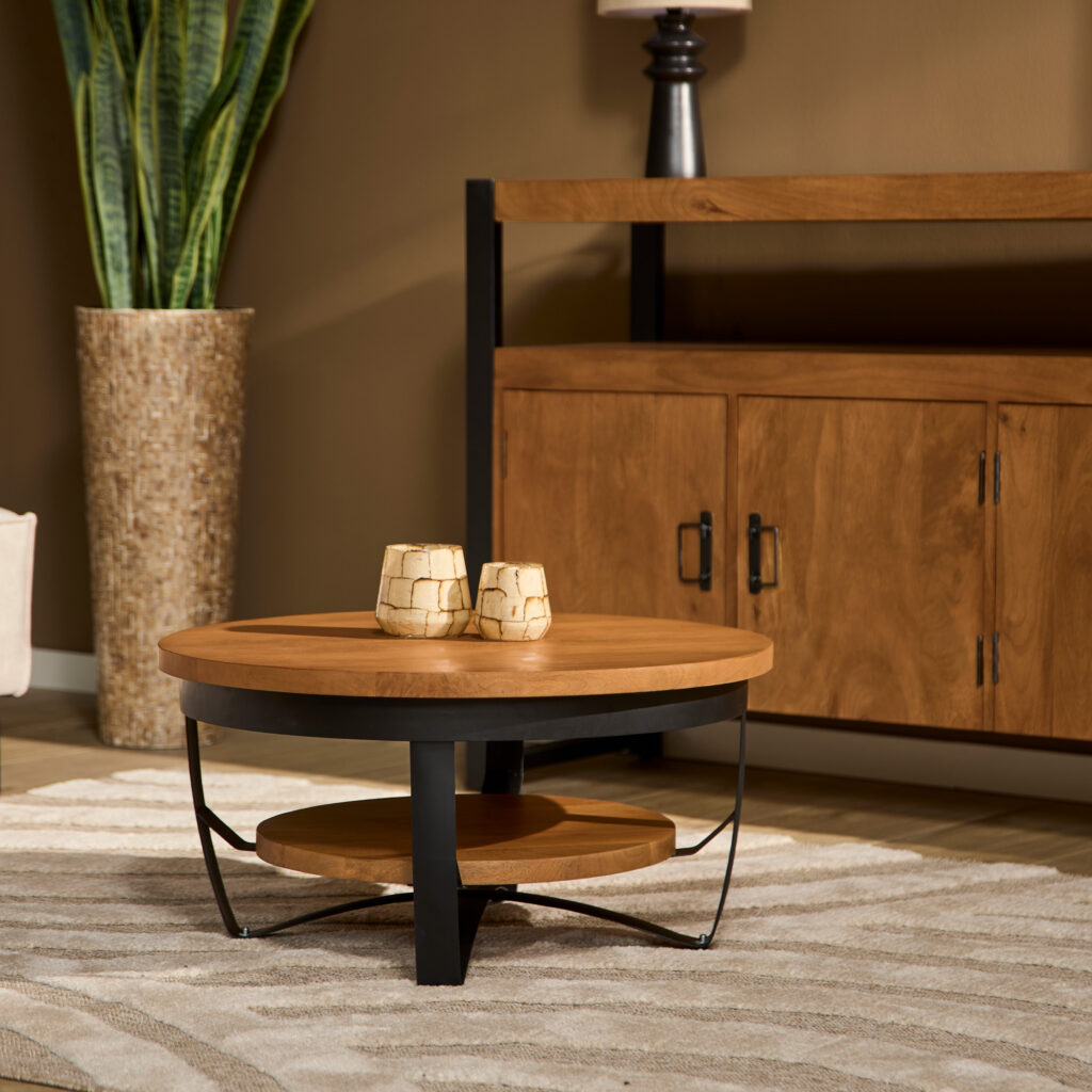 Salontafel Paras B10 Mangohout 70 cm - Starfurn