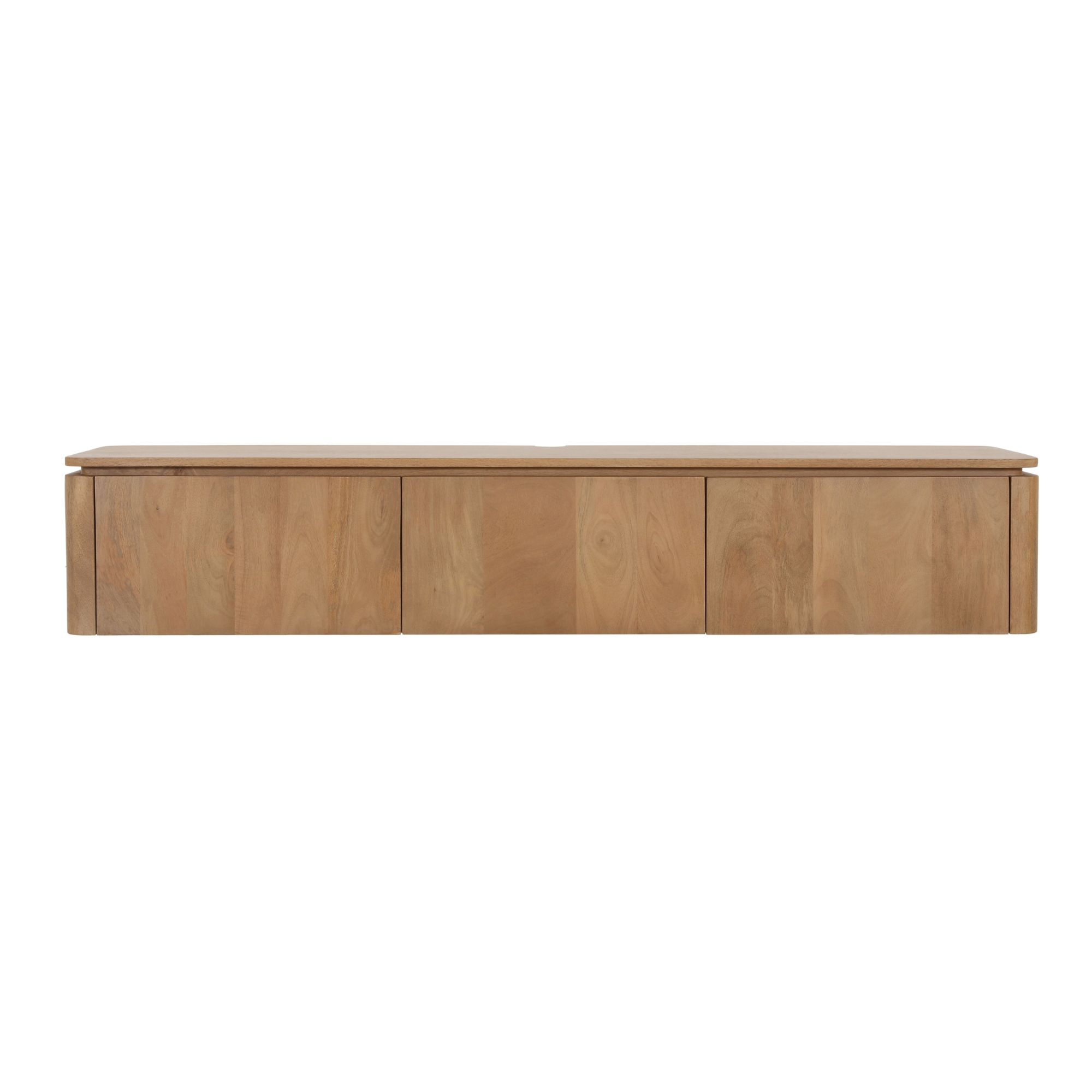 Zwevend tv meubel Dallas Naturel Mangohout 165 cm - Starfurn, foto 2
